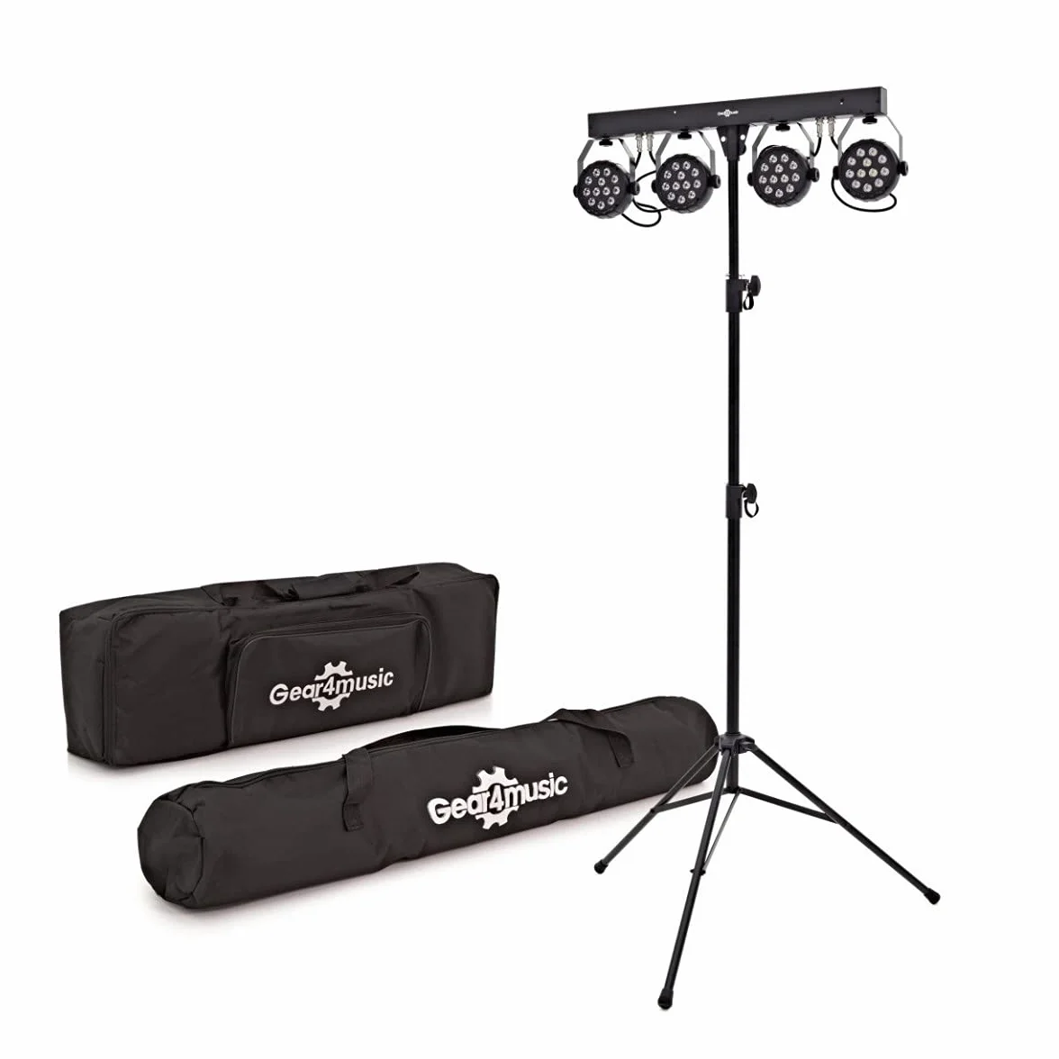 Luces para DJ - Sistema de iluminación de escenario Mini Par Can de Gear4music 48W