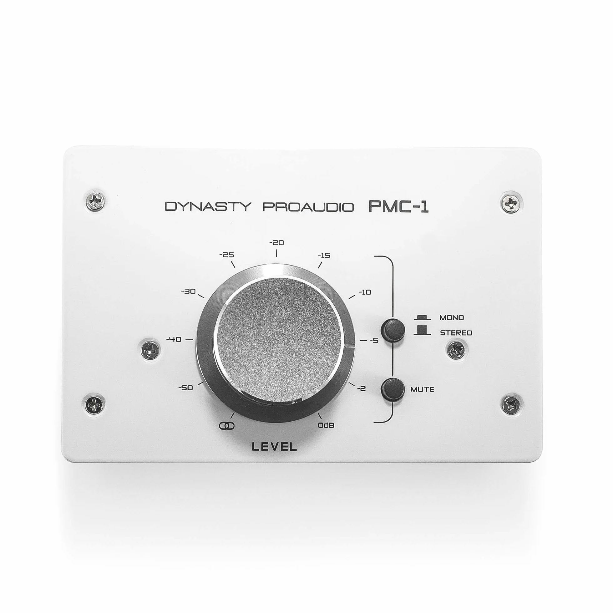 DYNASTY PROAUDIO PMC-1 - Controlador de volumen para monitor estéreo pasivo con gran perilla de volumen para ajustes de nivel extremadamente precisos