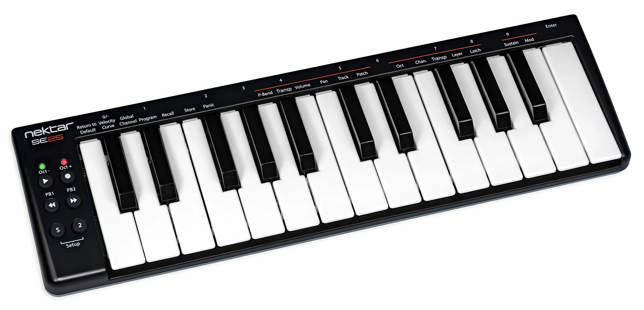 Nektar Controlador de teclado MIDI USB SE25