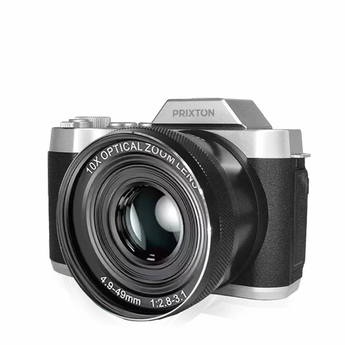 PRIXTON Cámara Digital Nomad DC950 4K 64MP WiFi Estabilización EIS Anti-Shake Zoom Óptico 10X 85 Minutos SD 256GB Reacondicionado