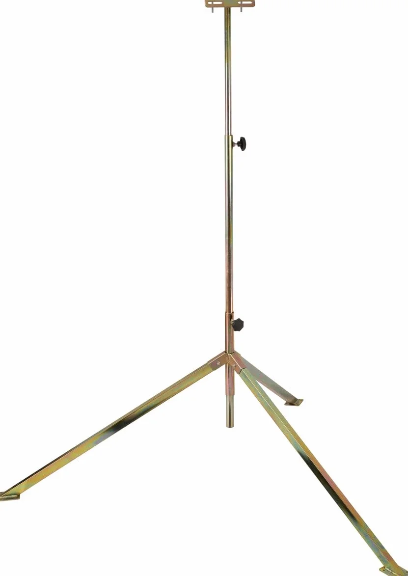 Brennenstuhl TS 250 - Trípode telescópico para focos de construcción (para la grabación de focos, Tubos de Acero de 4 Cantos, Altura Regulable hasta 2,5 m)