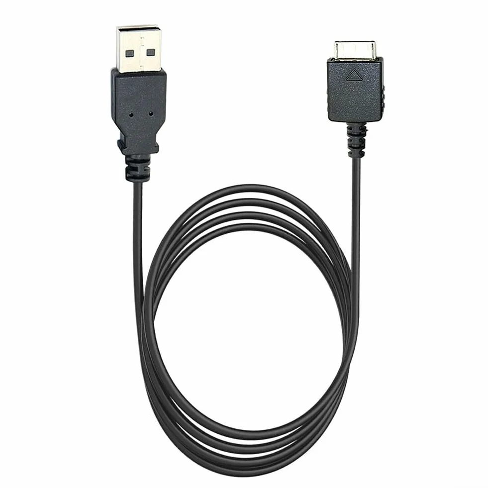 Cable de carga USB de sincronización de datos de 1,2 m compatible con reproductores de MP3 Walkman NW-A25HN A27HN A35 A45 ZX300 y más