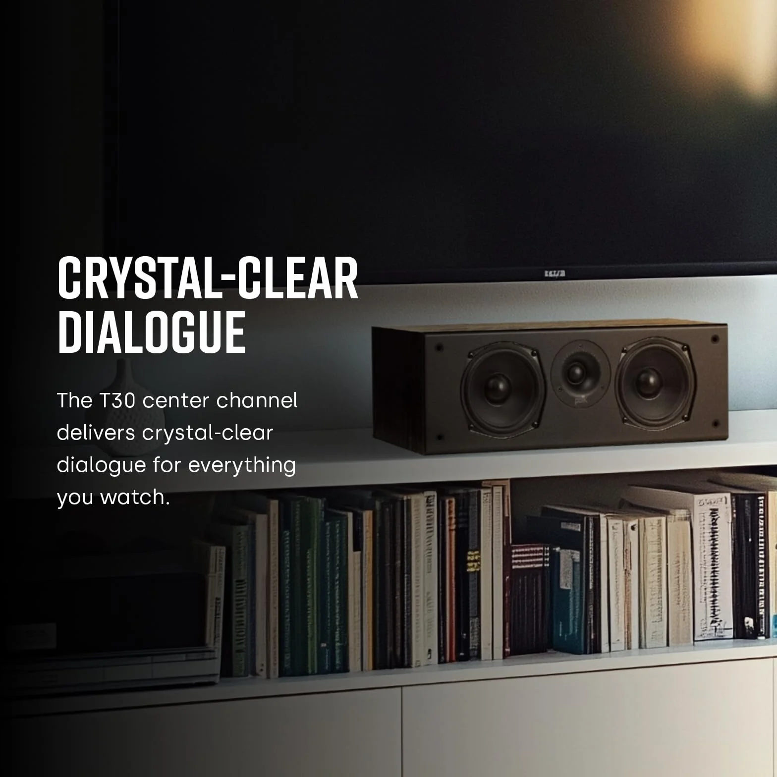 Polk Audio T30 Canal Central 3 vías negro