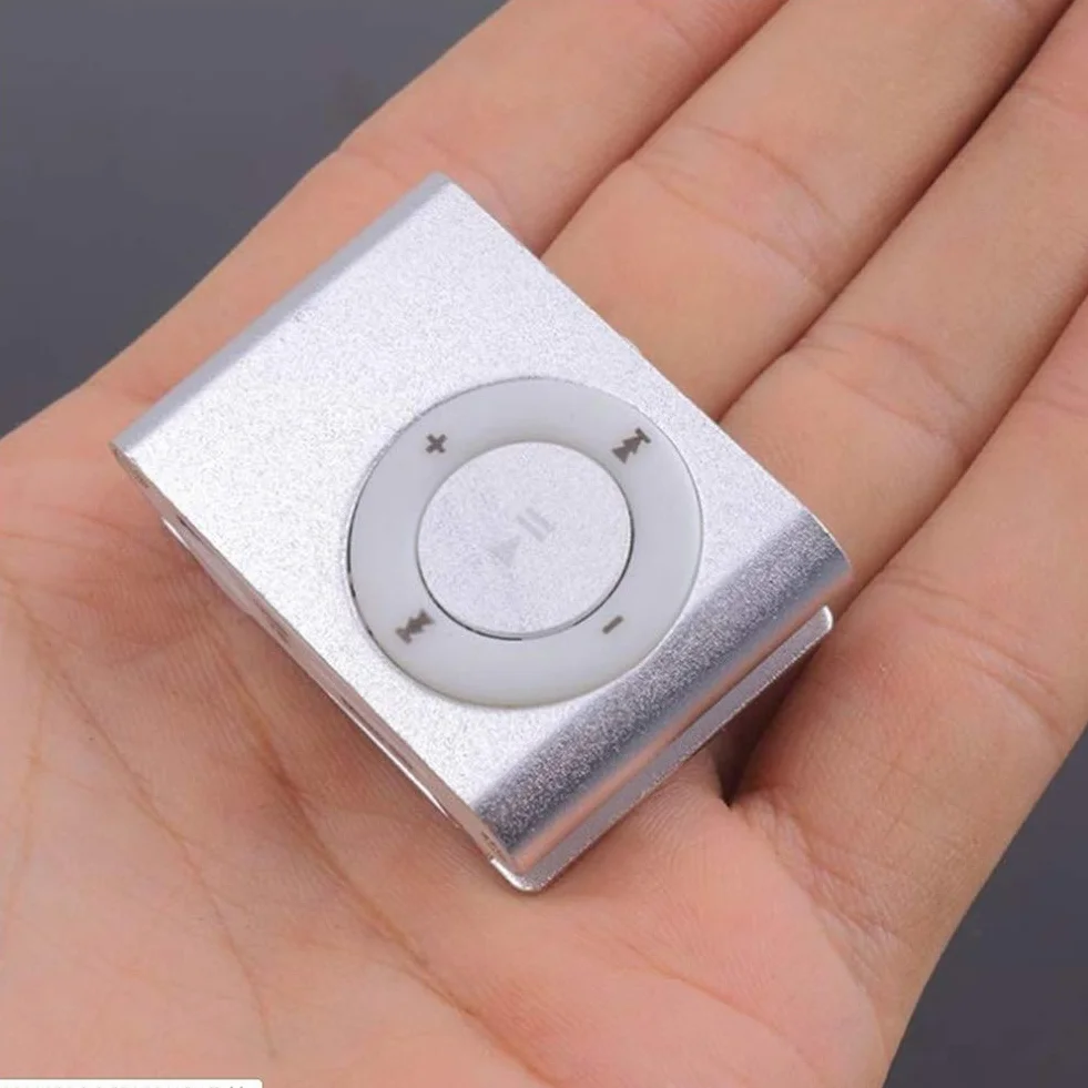 Reproductor MP3 USB 2.0 Mini con Clip, Soporte TF, 3.5mm