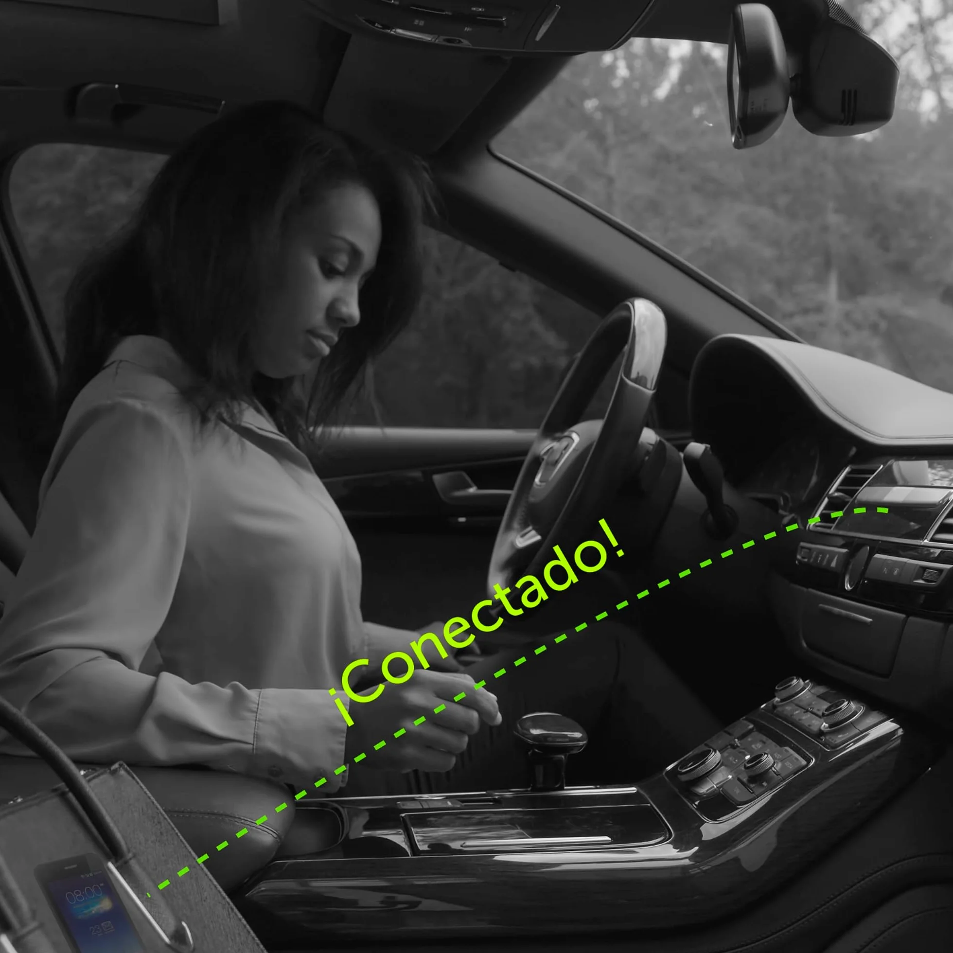 Vieta Pro | Adaptador CarPlay Inalámbrico y Android Auto para Coche sin Cables. Transformador Bluetooth 5.2, USB-C y WiFi para conectar el iPhone o el Smartphone sin Cables al vehículo | AirDrive
