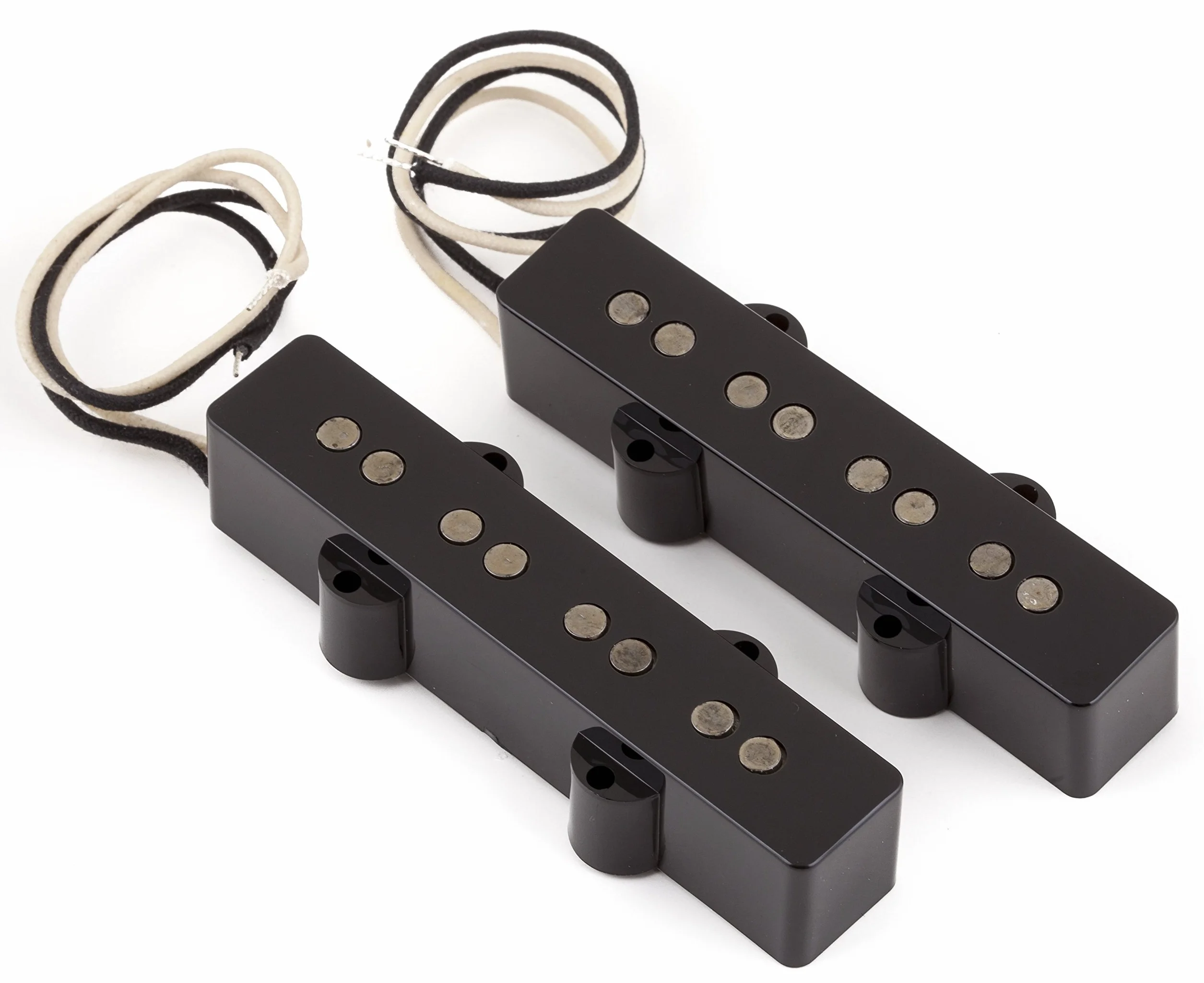 Fender 099-2243-000 Vintage Conjunto de recogida '74 Jazz Bass puro, Negro (2)