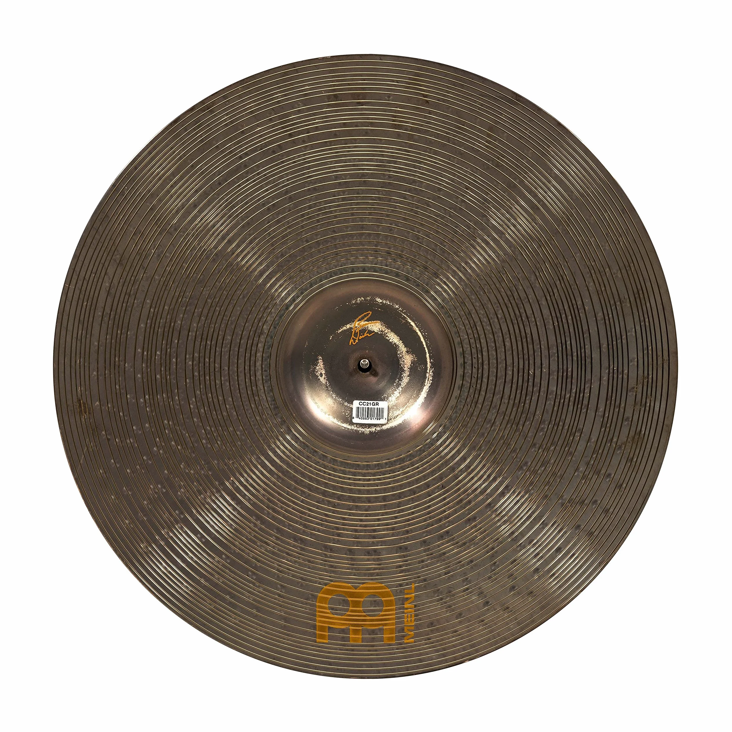 Meinl Cymbals Classics Custom Brilliant Brann Dailor Plato Ghost Ride de 21 pulgadas (53,34cm) Platillos de Batería - Bronce B12, Acabado Brillante (CC21GR)
