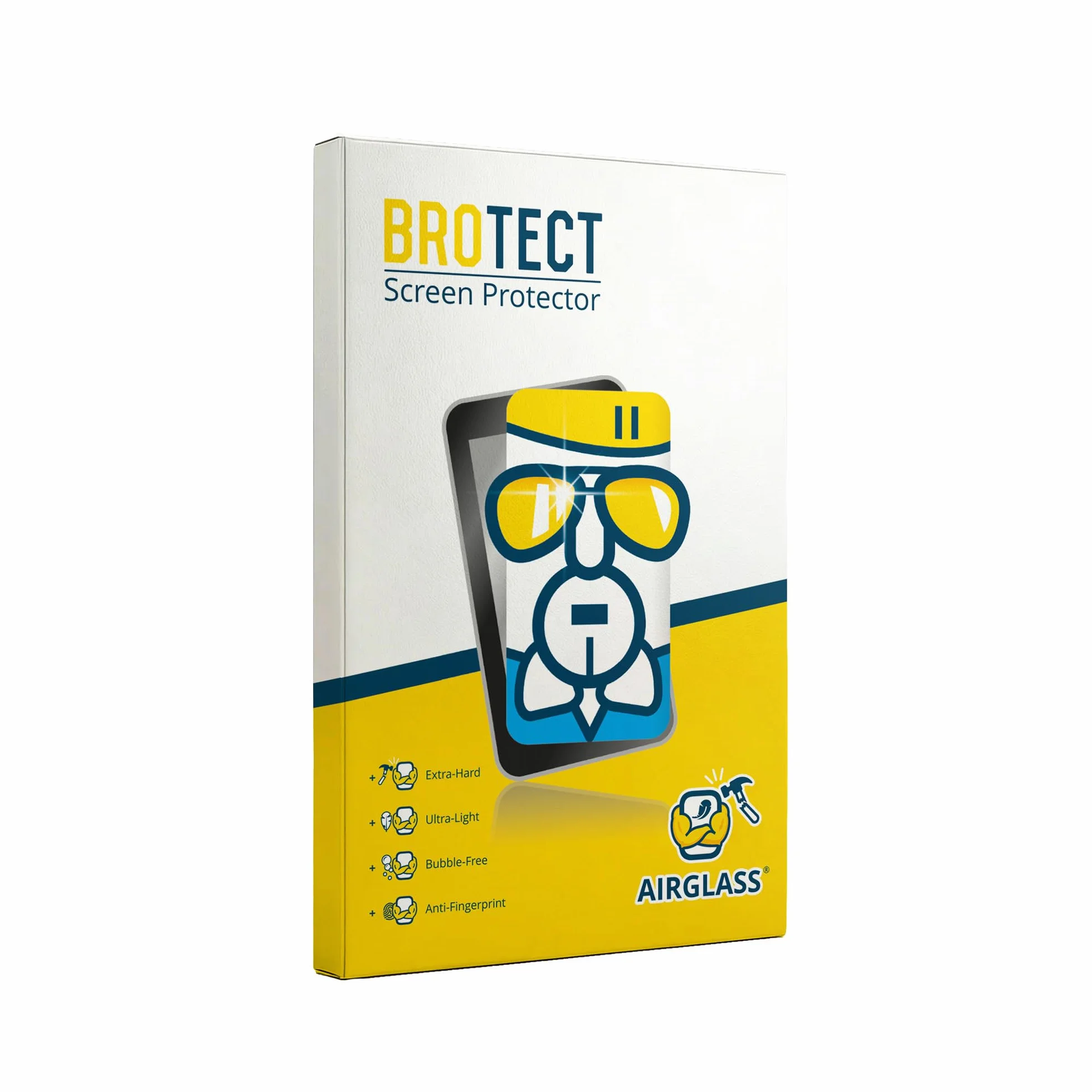 BROTECT Protector Pantalla Cristal Vidrio para Zebra TC21/TC26 Dureza 9H Anti-Arañazos