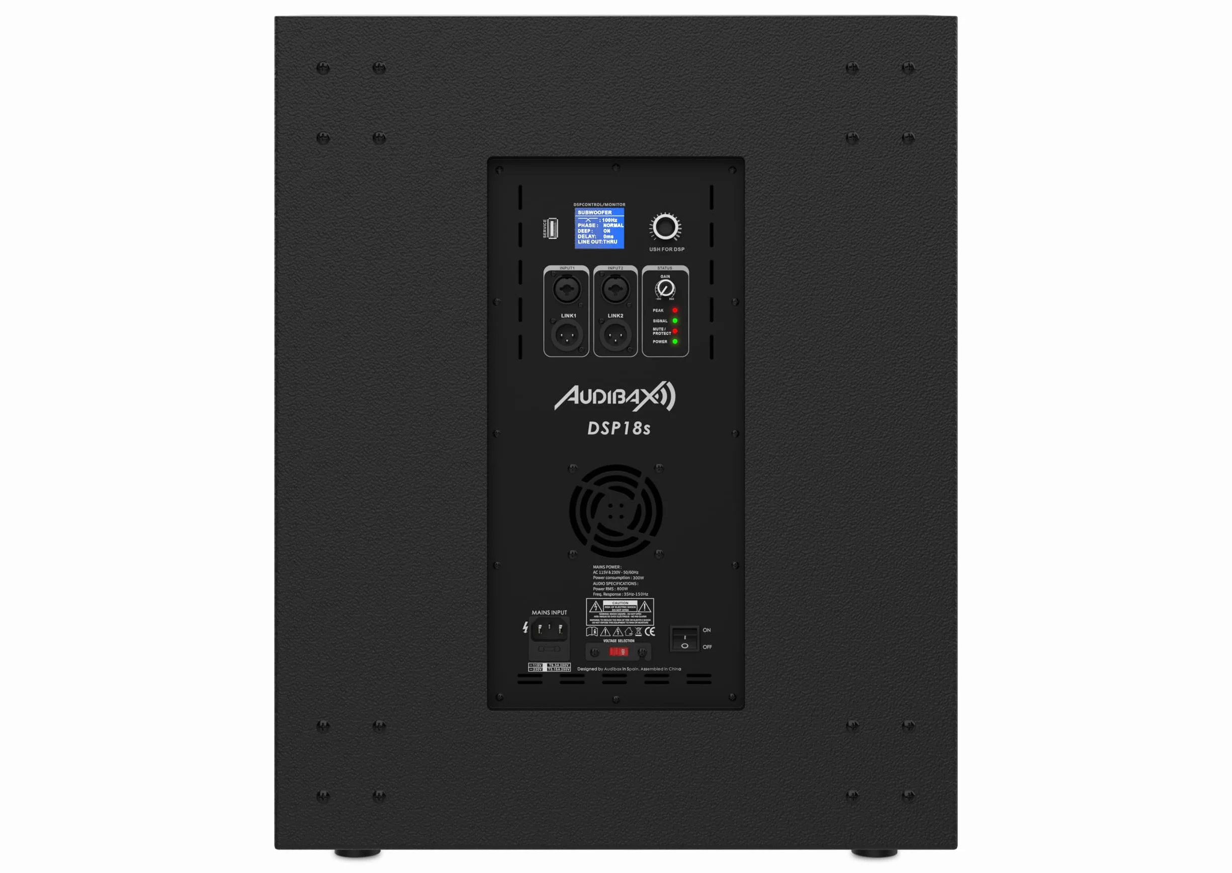 Audibax DSP18s Subwoofer Activo 800W G2