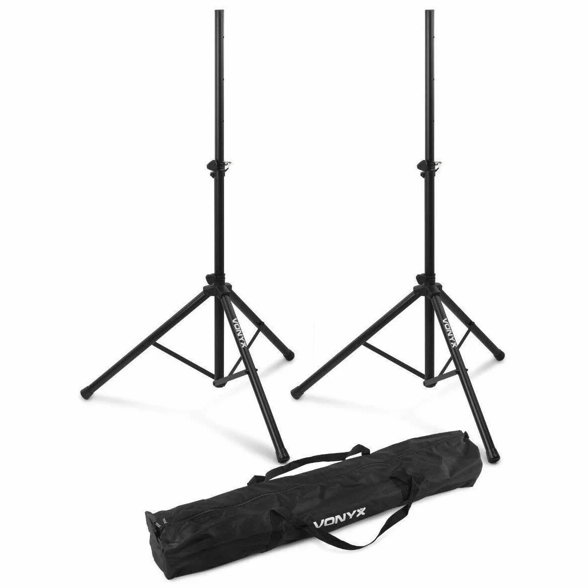 VONYX Sound Pack - 2 Altavoces Pasivos 400W Woofer 8" con Soportes y Maletín