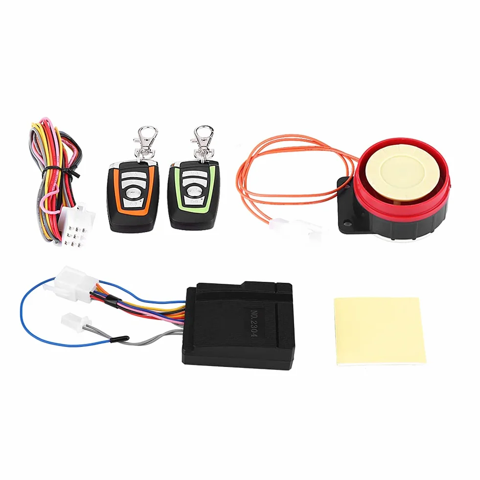 EBTOOLS para Alarma Buena para Motocicleta Sistema de Alarma para Motocicleta Sistema de Alarma de Seguridad Antirrobo para Motocicleta Control Remoto
