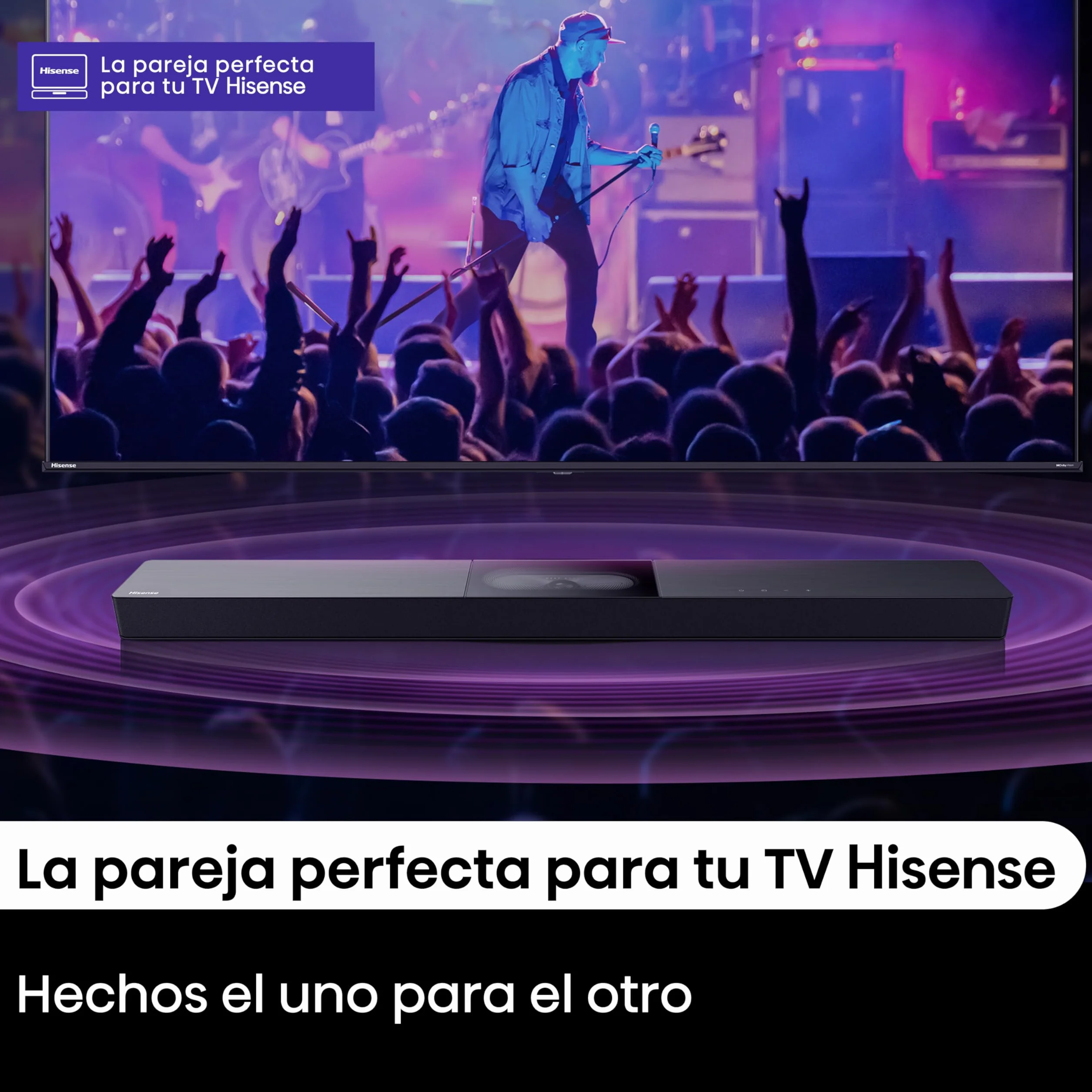 Hisense HS2000 Barra de Sonido 2.1 240W Subwoofer Incorporado Dolby Digital Plus DTS Virtual:X
