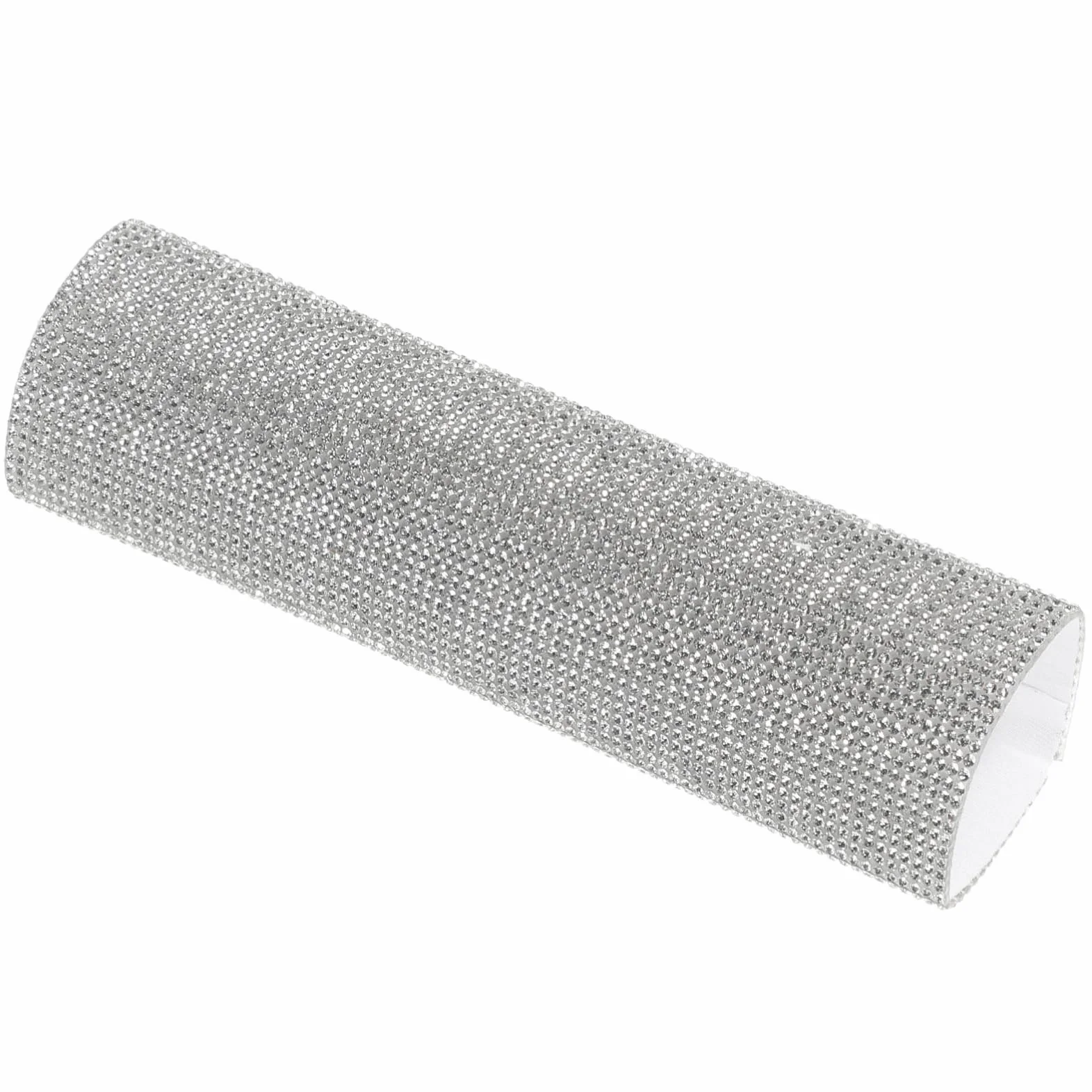 Toyvian Funda con Diamantes de Imitación para Micrófono Inalámbrico, Cubierta Brillante Decorativa para Cantantes y Presentadores, Accesorio de Lujo para Escenario Karaoke y Fiestas Fácil de Poner