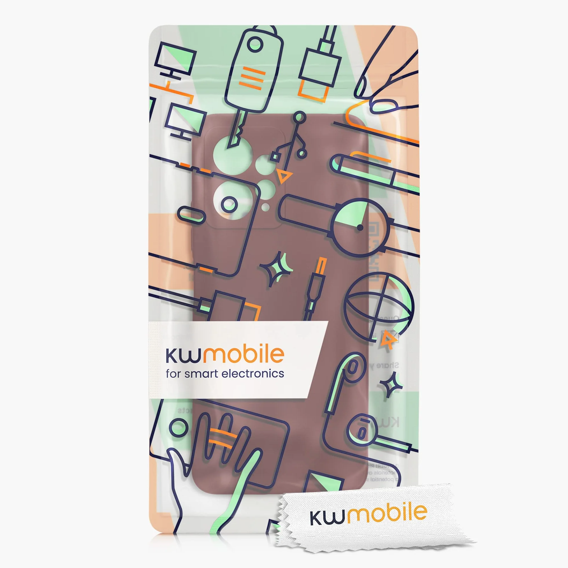 kwmobile Carcasa Compatible con Xiaomi Redmi Note 12 (4G) Funda - con Bordes elevados - Apto Carga inalámbrica - Violeta Burdeos Mate