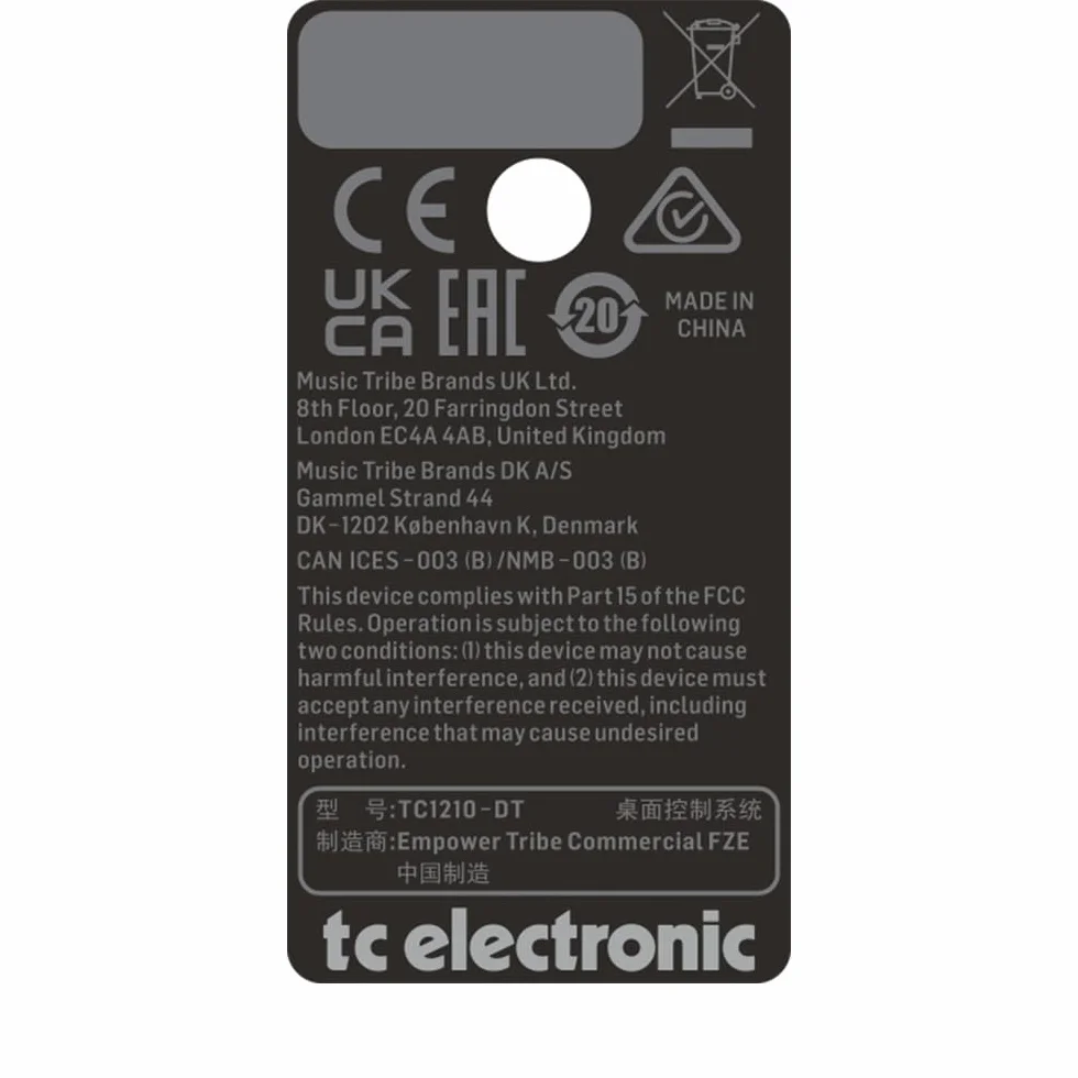 TC Electronic TC1210-DT Complemento expansor espacial único con controlador de hardware dedicado