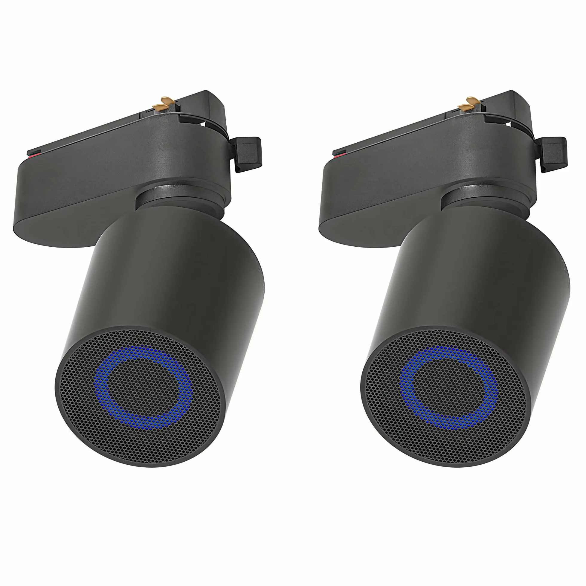 Jandei Altavoz Bluetooth 5.4 para Carril Monofásico 220V 10W, Pack de 2, Negro