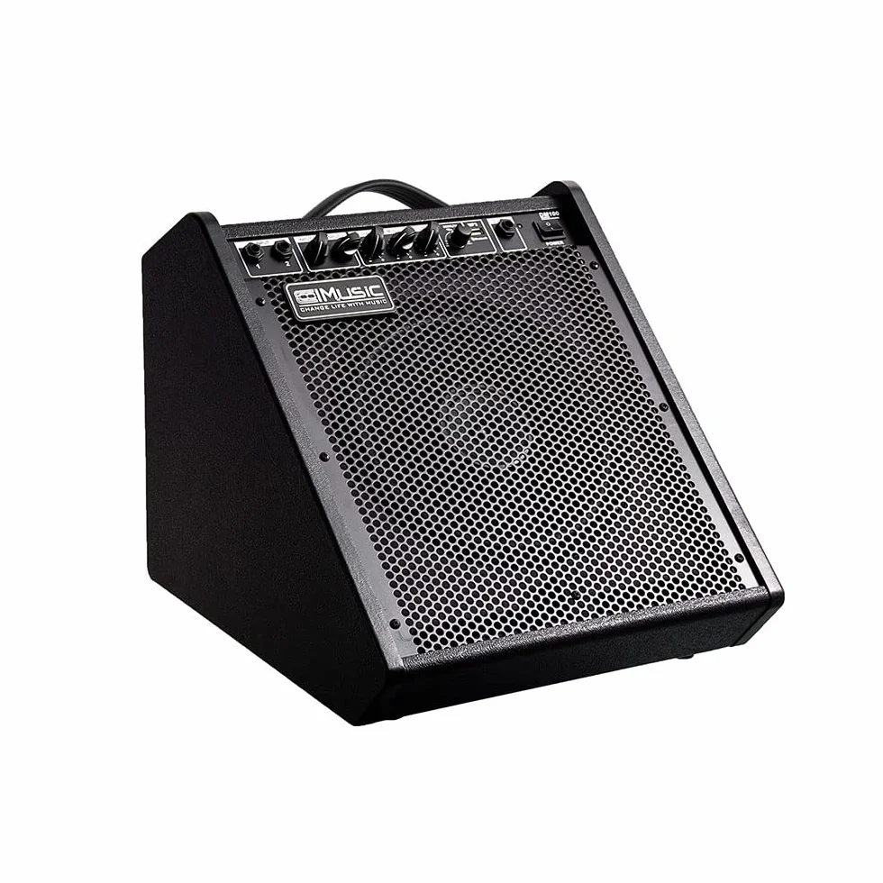 Coolmusic 100W Bluetooth Amplificador de Monitor Personal Amplificador de Tambor eléctrico Altavoz, Teclado y Altavoz de Guitarra acústica