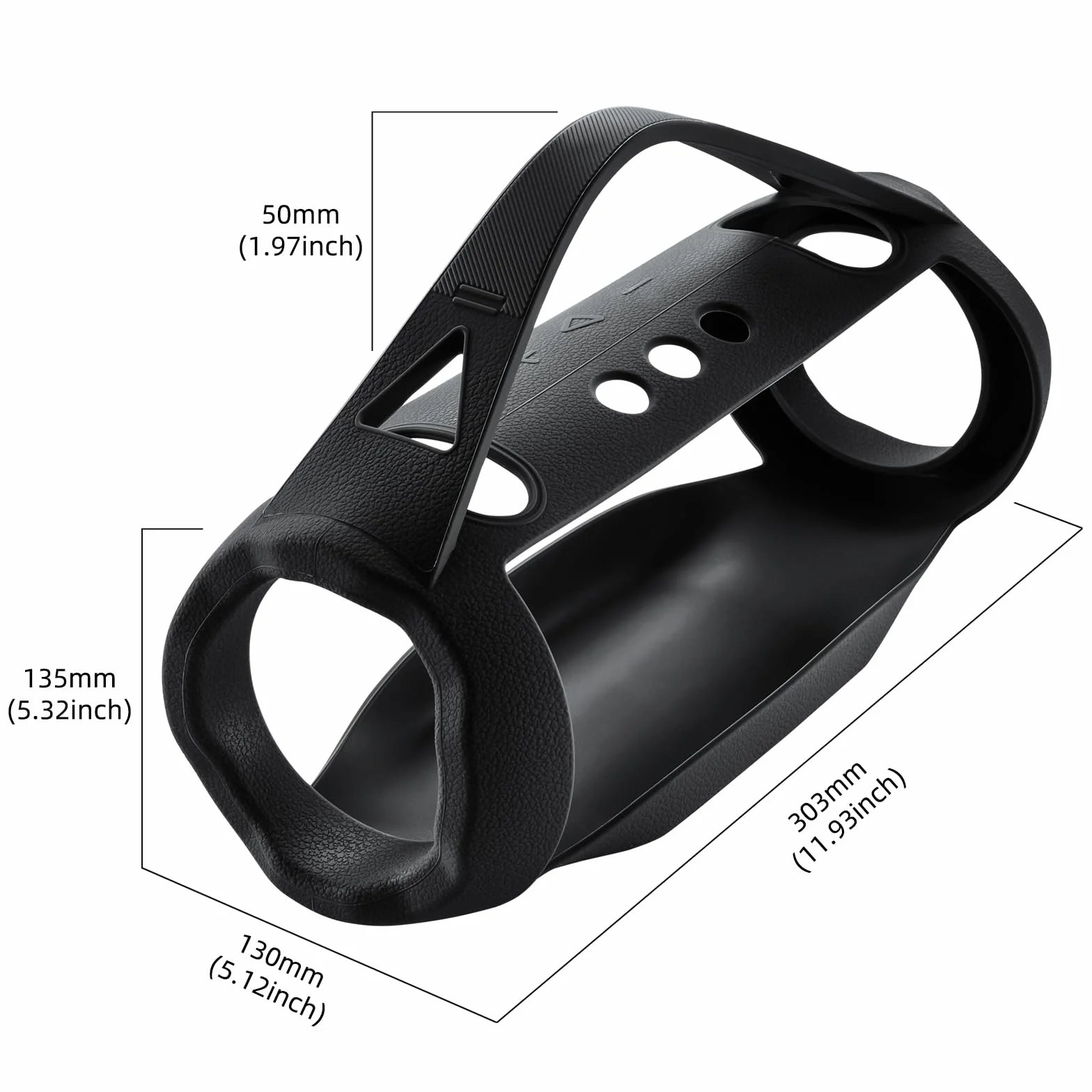 Funda de Silicona para JBL Xtreme 4, Altavoz Bluetooth portátil,Xtreme 4 Estuche de Viaje Portátil Protector Piel Bolsa de Transporte(Negro)