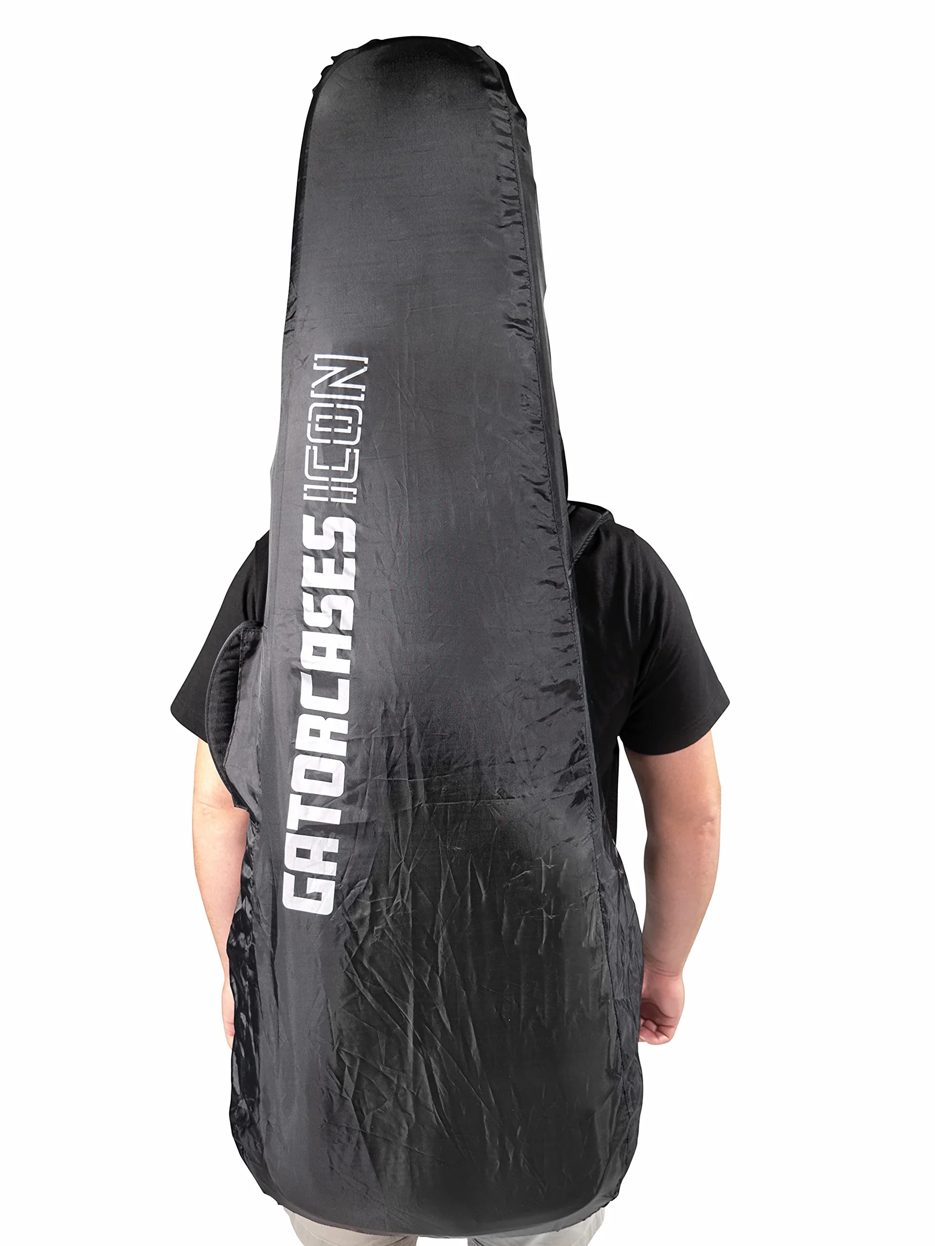 Gator Cases ICON Series Premium Gig Bag resistente a la intemperie para guitarras eléctricas con cremallera TSA; Negro (G-ICONELECTRIC)