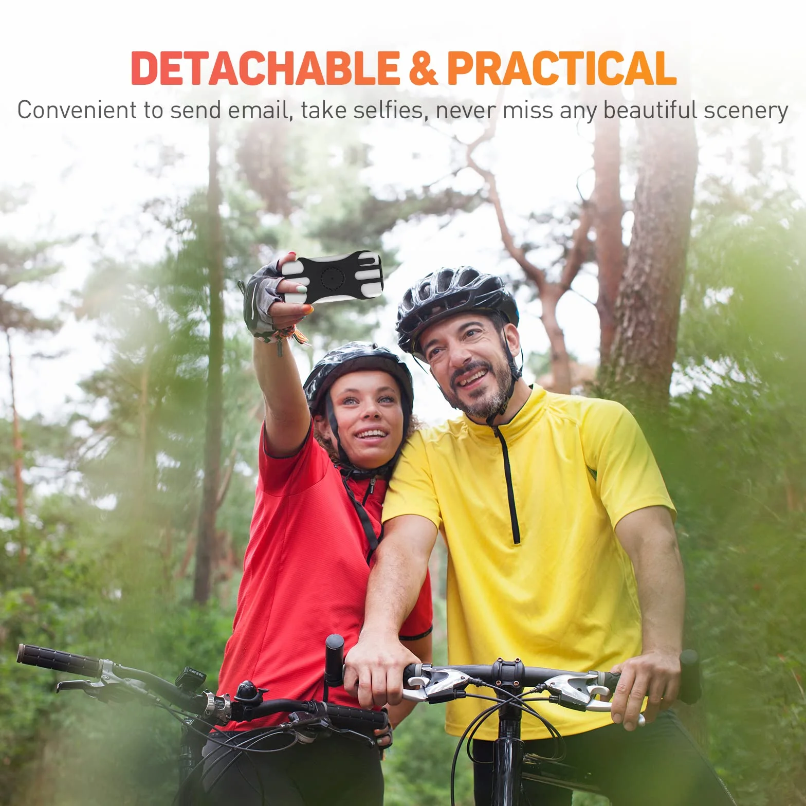 Soporte para teléfono de Moto (rotación de 360°, Universal, para teléfono o Bicicleta, para Patinete eléctrico, Ciclismo, Scooter, Moto, Deporte, 4,5 – 7 Pulgadas, Smartphones