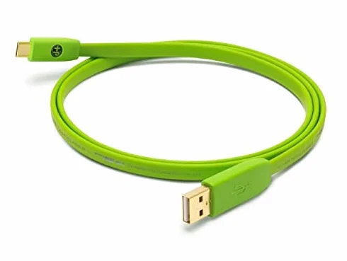 Neo by Oyaide d+ USB (Clase B) A a C - Cable digital de alta velocidad y duradero para DJ's, músicos y productores, verde