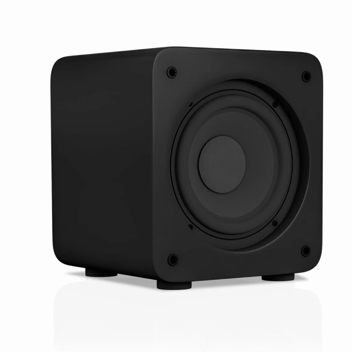 Audioengine S6 - Subwoofer Compacto de 210 W, Potente bajo, Ideal para computadoras, Apartamentos, oficinas y Juegos