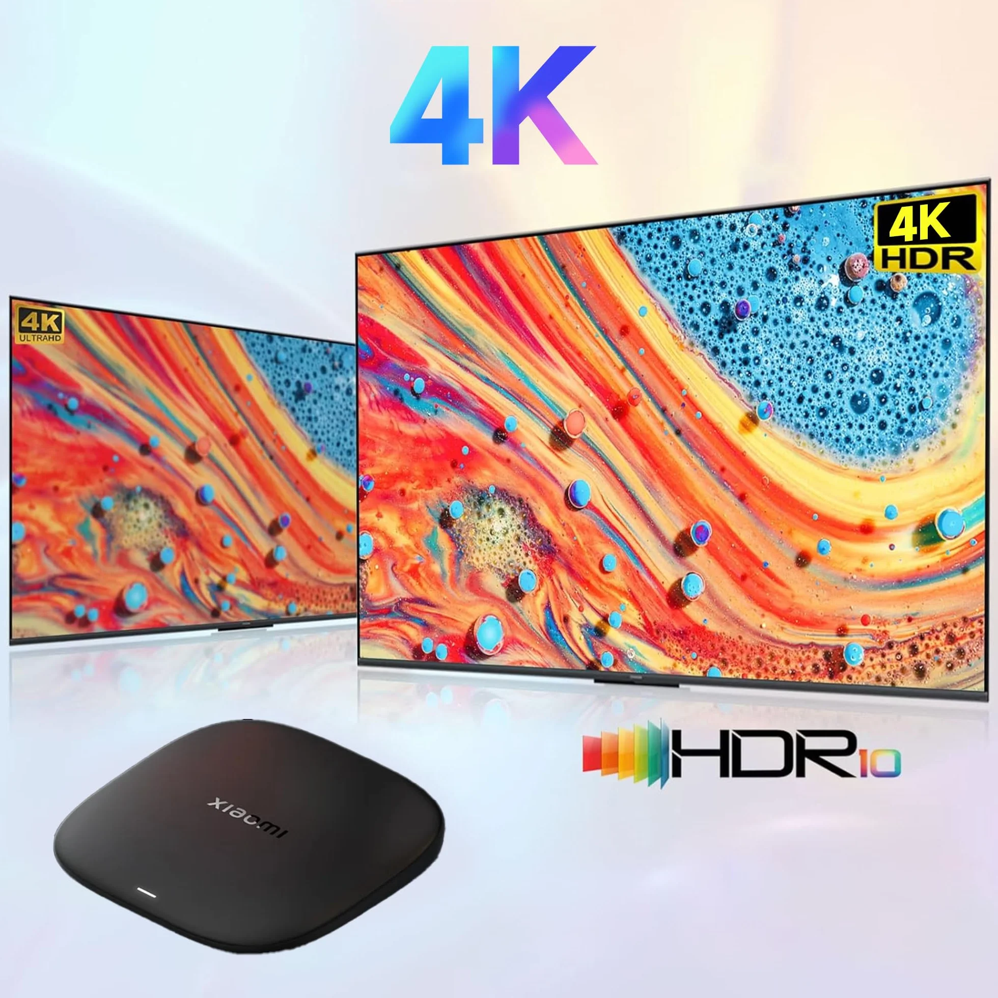 Xiaomi TV Box S 3rd Gen 4K Ultra HD Streaming Media Player 2GB RAM 32GB Google TV Dolby Vision HDR10+ WiFi 6 Negro