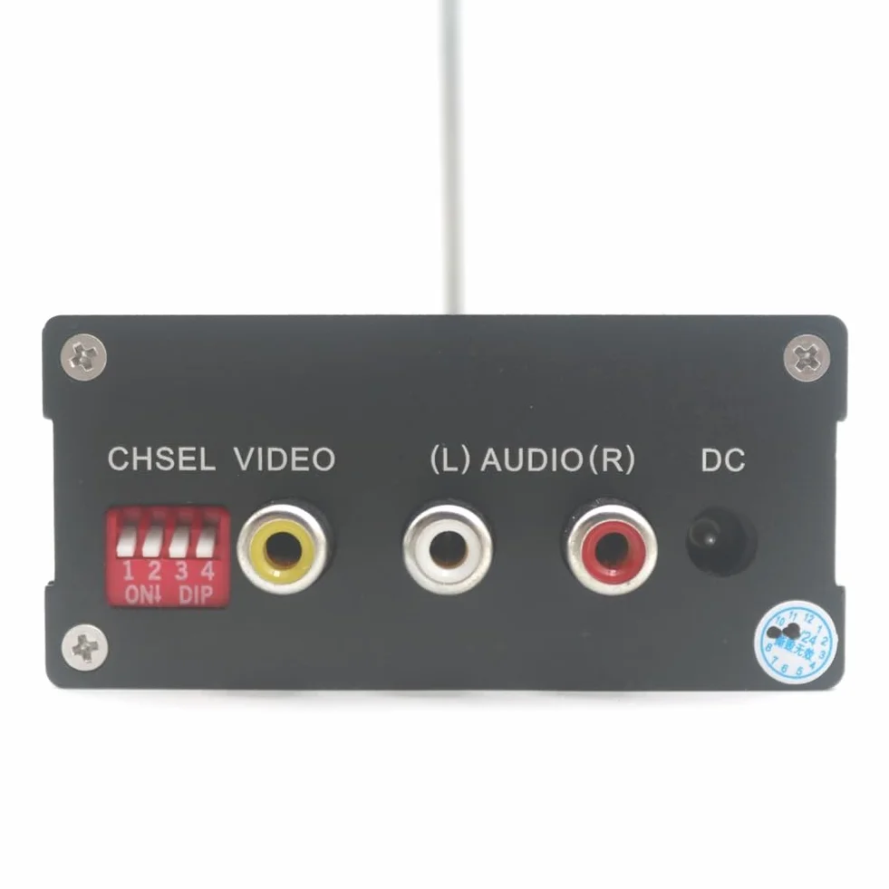 Transmisor de señal de televisión de 16 canales, transmisor de vídeo UHF inalámbrico, decodificador para transmisión de TV, AV a UHF TV PAL-D, piezas de repuesto