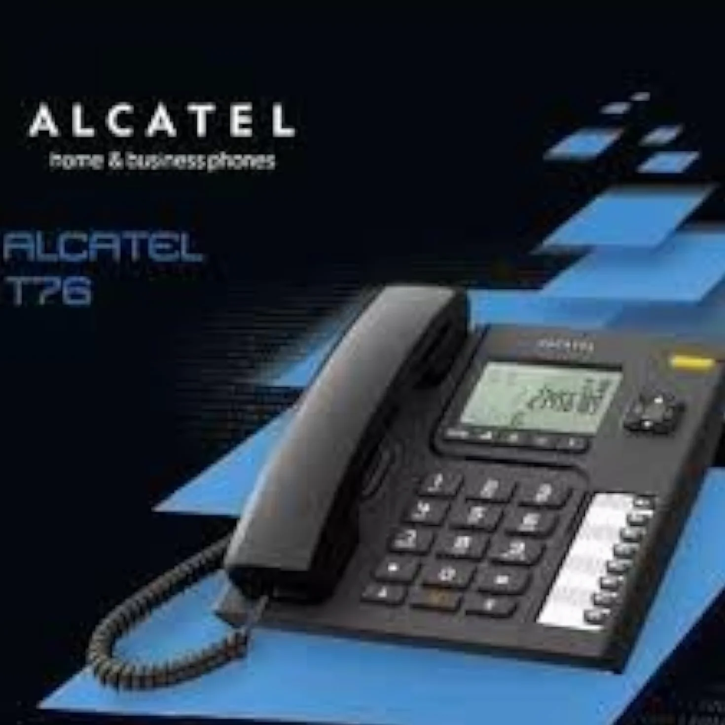 Alcatel Temporis 76 Teléfono Sobremesa con Cable Negro