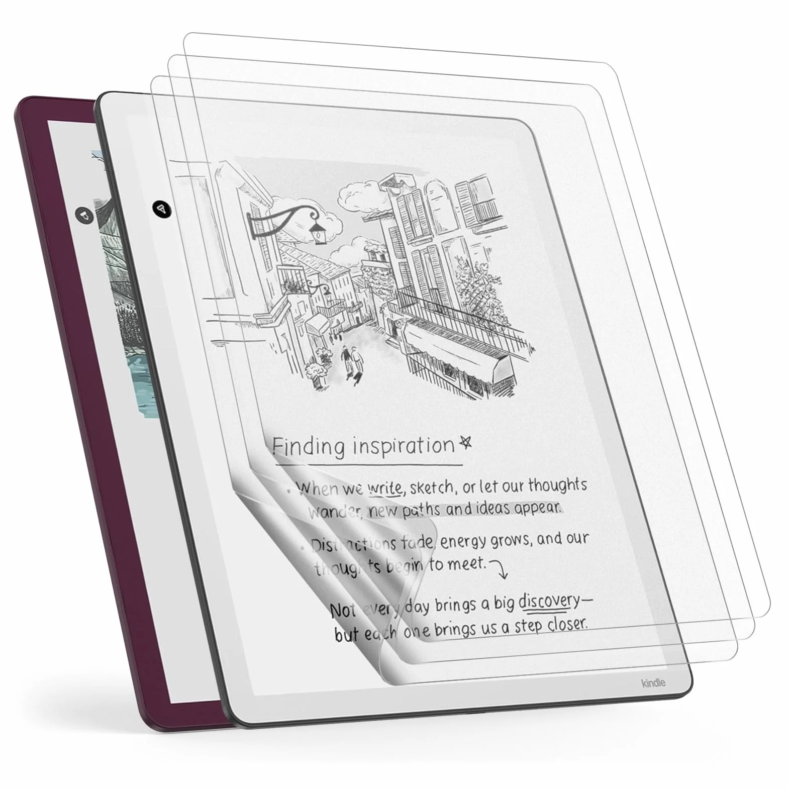 MoKo Protector de Pantalla Antirreflejo para 11" Kindle Scribe Colorsoft, PET Mate Cobertura Completa, 3 Pack