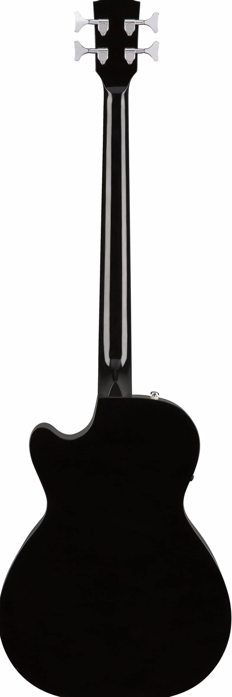 Fender CB-60SCE Bajo Acústico, Diapasón de Nogal, Negro, Incluye Clases Virtuales Gratis