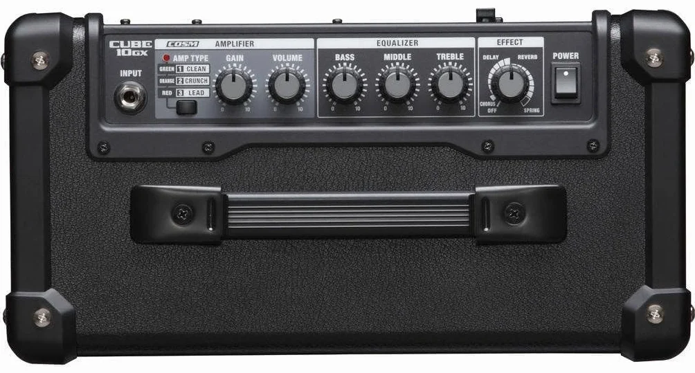 Amplificador de Guitarra Roland Cube 10GX — Compacto Amplificador de Guitarra de 10 vatios con Altavoz de 8 Pulgadas a Medida