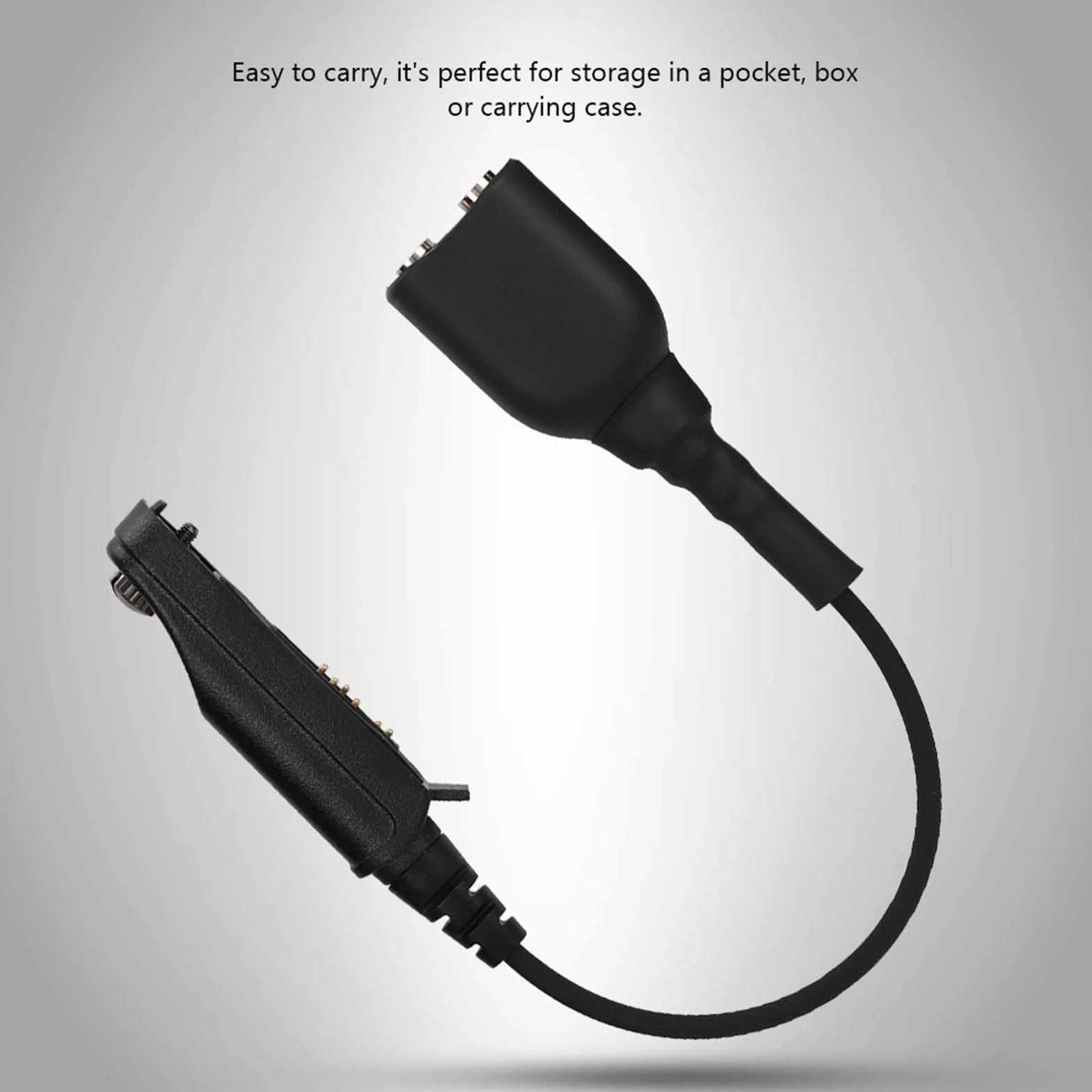 Goshyda Adaptador de walkie talkie A58 K-head cable universal BF-9700 A-58 UV-XR