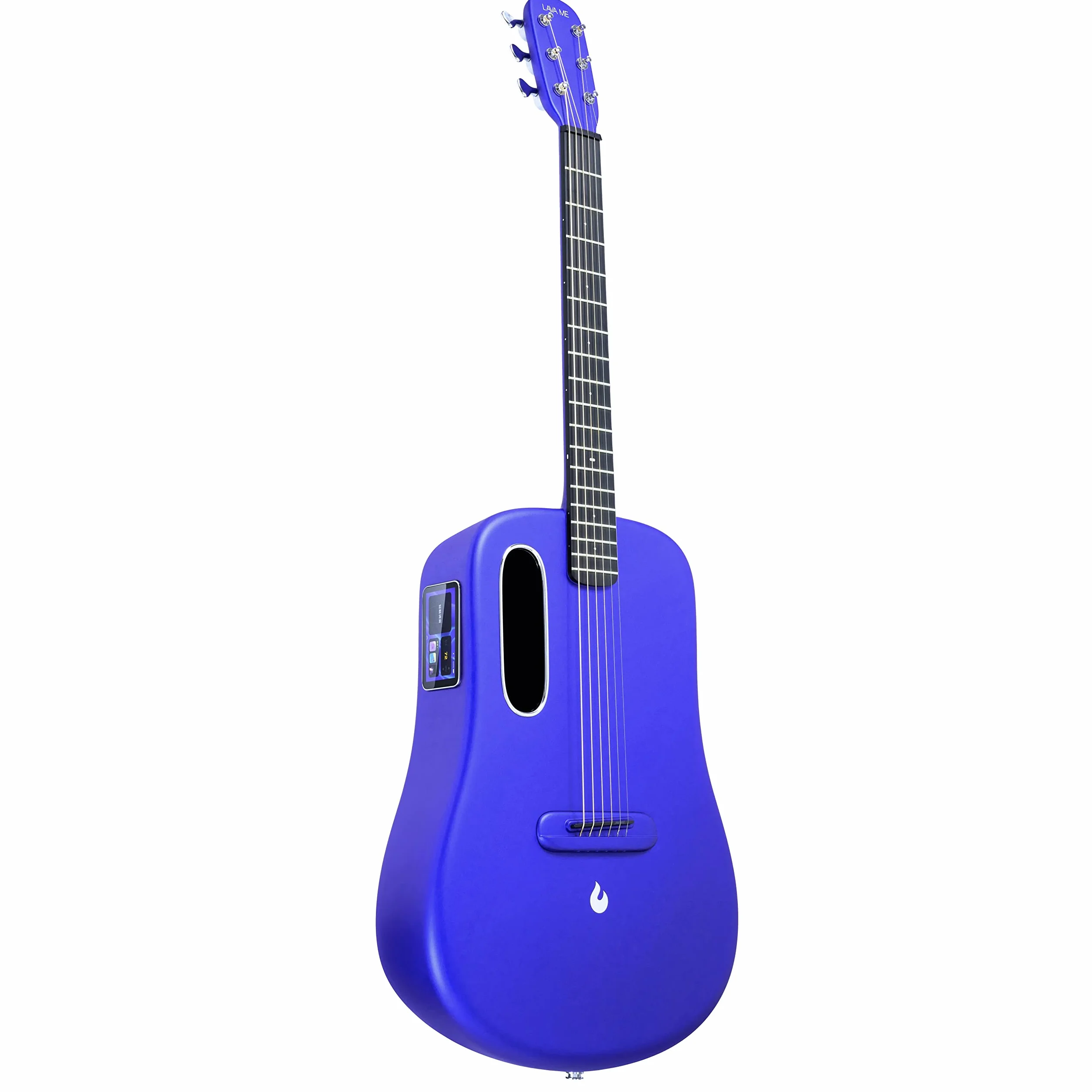 LAVA ME 3 Smartguitar, 36 Pulgadas Guitarra Acústica de fibra de carbono con afinador, Azul