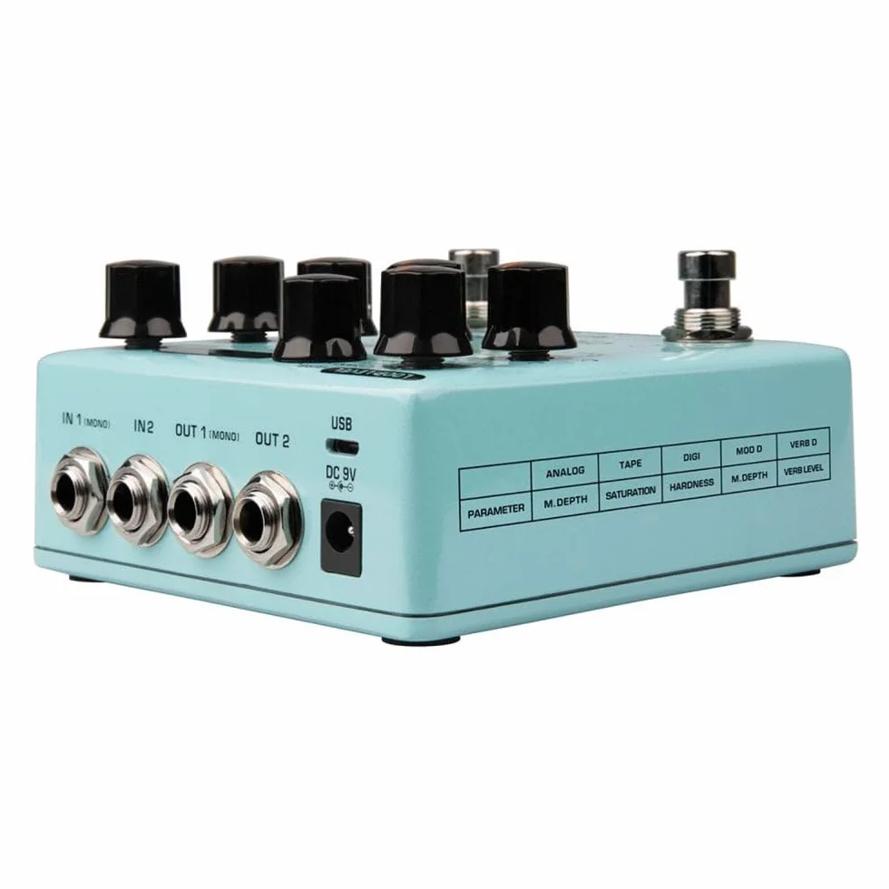 NUX Pedal de retardo doble y función de looper