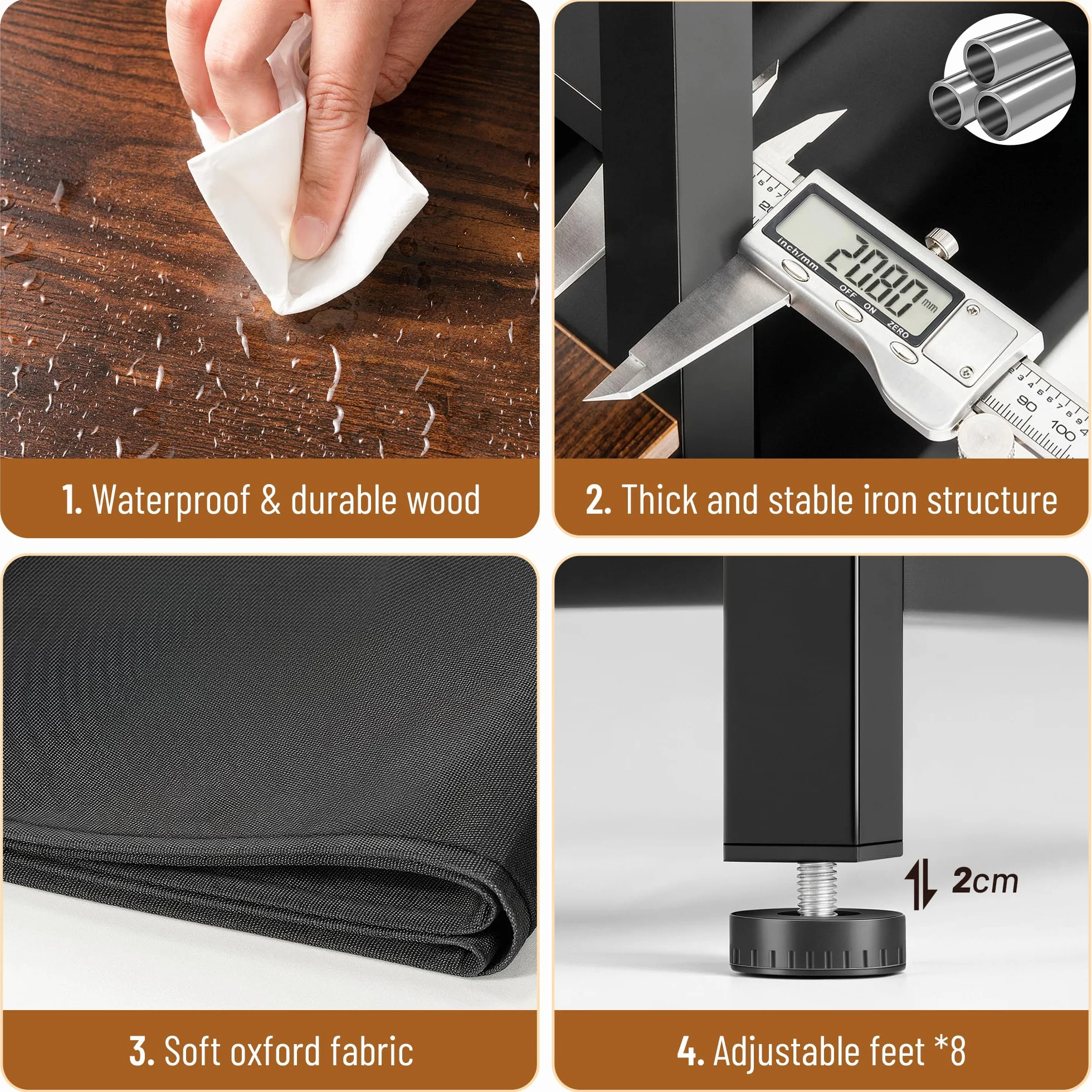 CAHAYA Soporte 4 en 1 para Guitarra Discos – Estantería para 200 LPs con soporte para 2 guitarras – Almacenamiento para Tocadiscos, Guitarra Acústica, Eléctrica Bajo