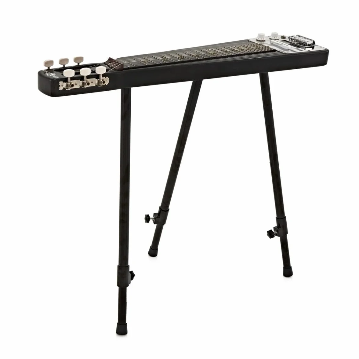 Gear4music Lap Steel Kit de guitarra con soporte, Tonebar Slide y Gig Bag