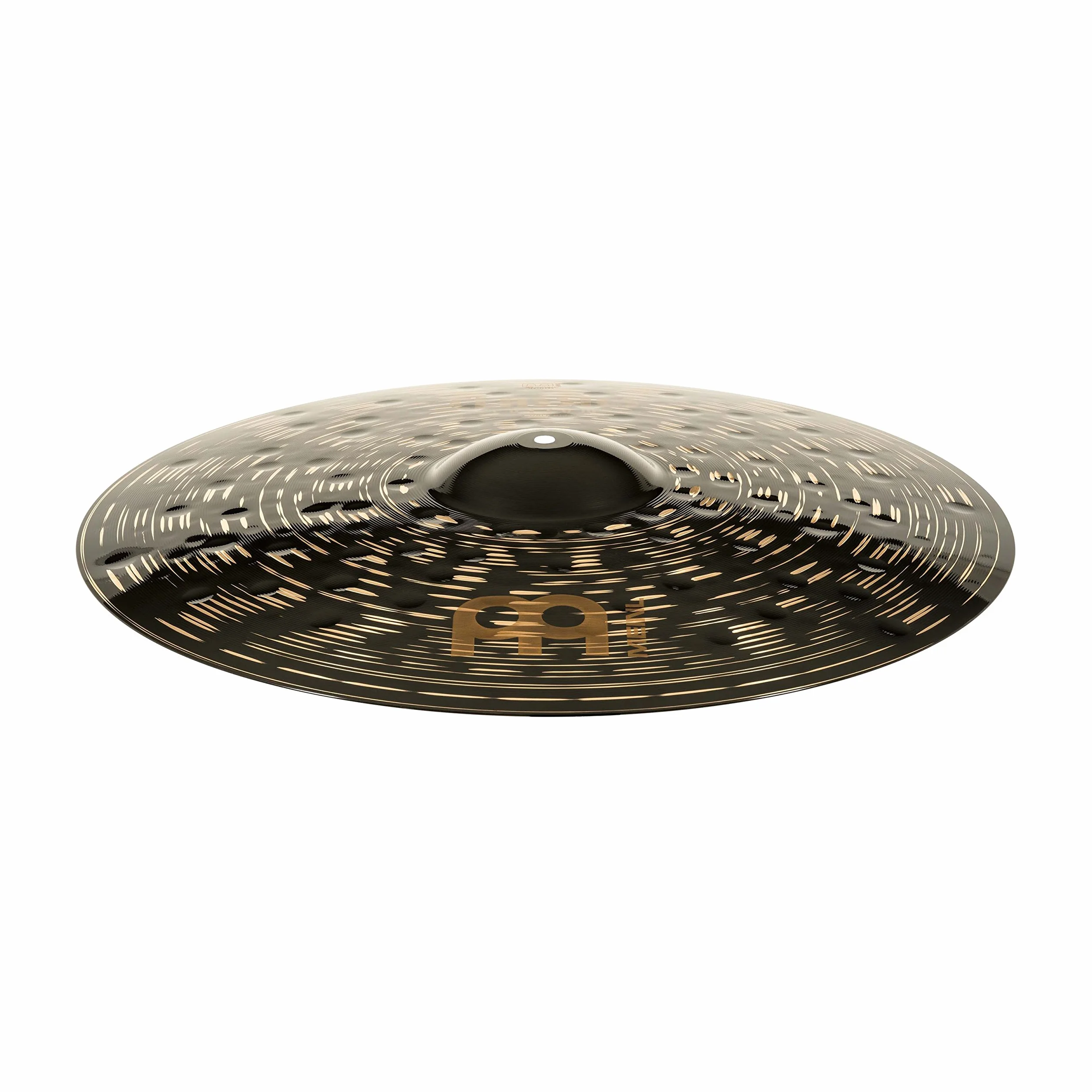 Meinl Cymbals Classics Custom Dark Plato Ride de 22 pulgadas (55,88cm) Platillos de Batería - Bronce B12, Acabado Oscuro (CC22DAR)