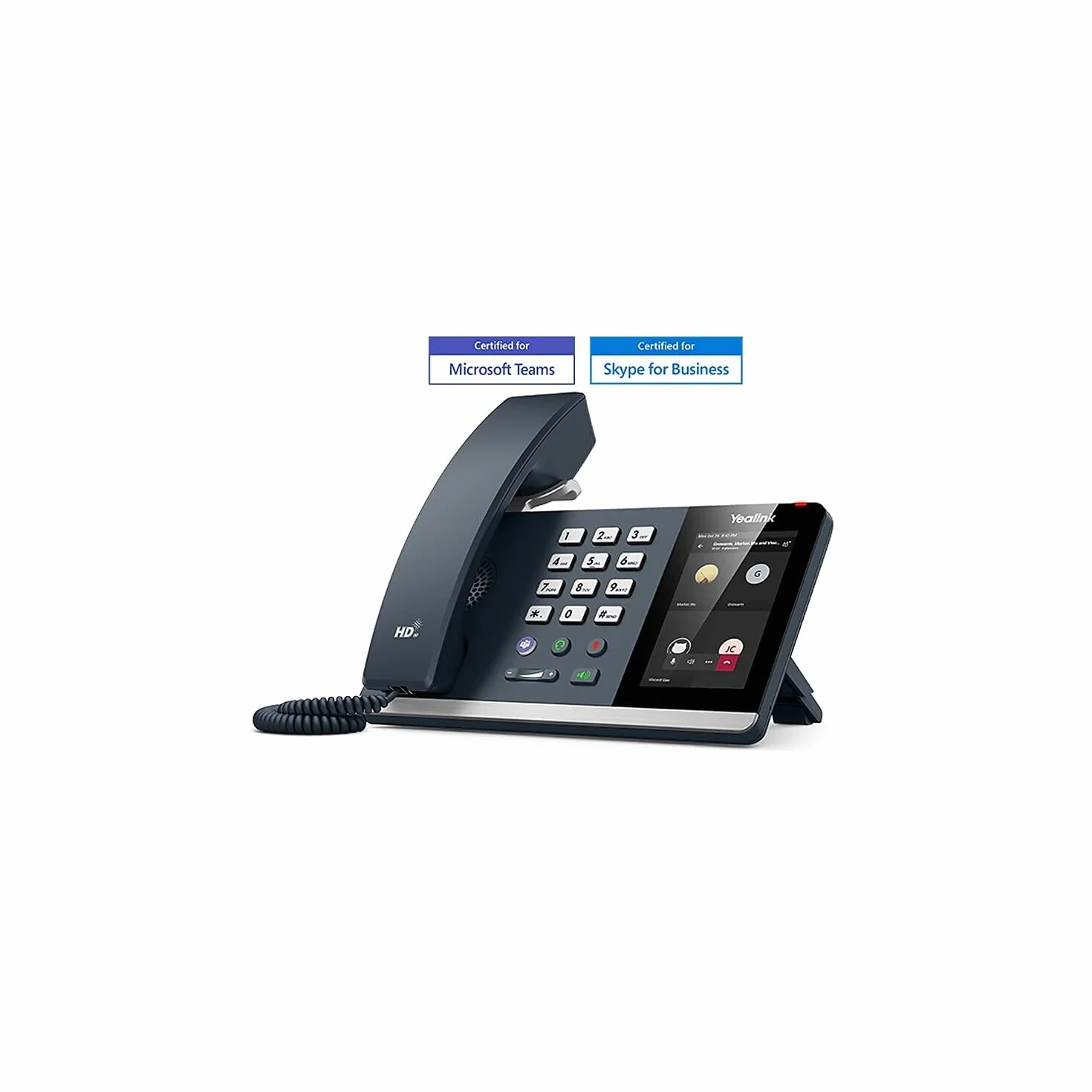 Yealink MP54-TEAMS IP Phone Grey Wired Handset Desk Android LCD