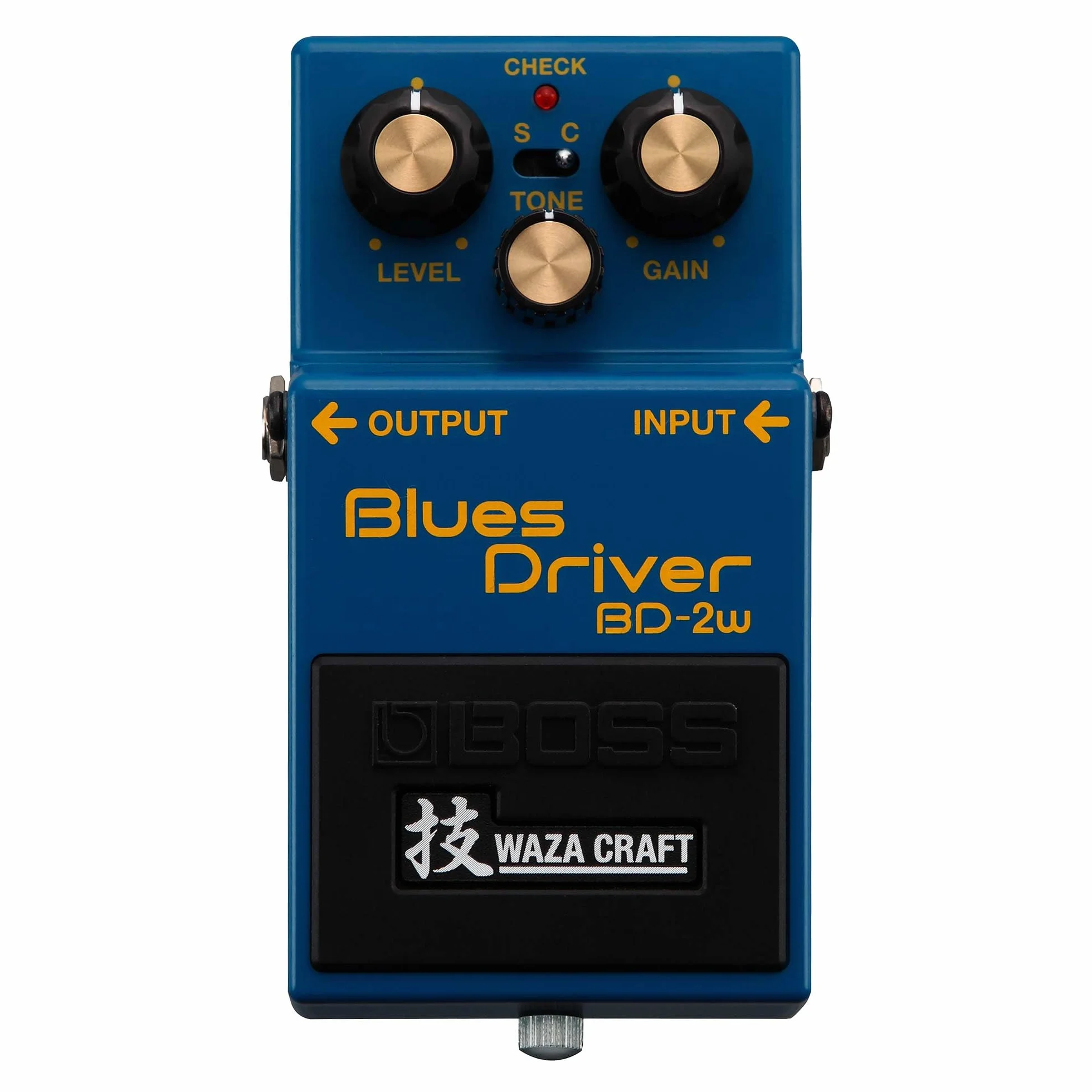 BOSS BD-2W Blues Driver | Pedal de efecto de guitarra Waza Craft prémium con circuitería analógica | Reproducción auténtica del legendario BD-2 Blues Driver | Modos de interpretación Standard y Custom