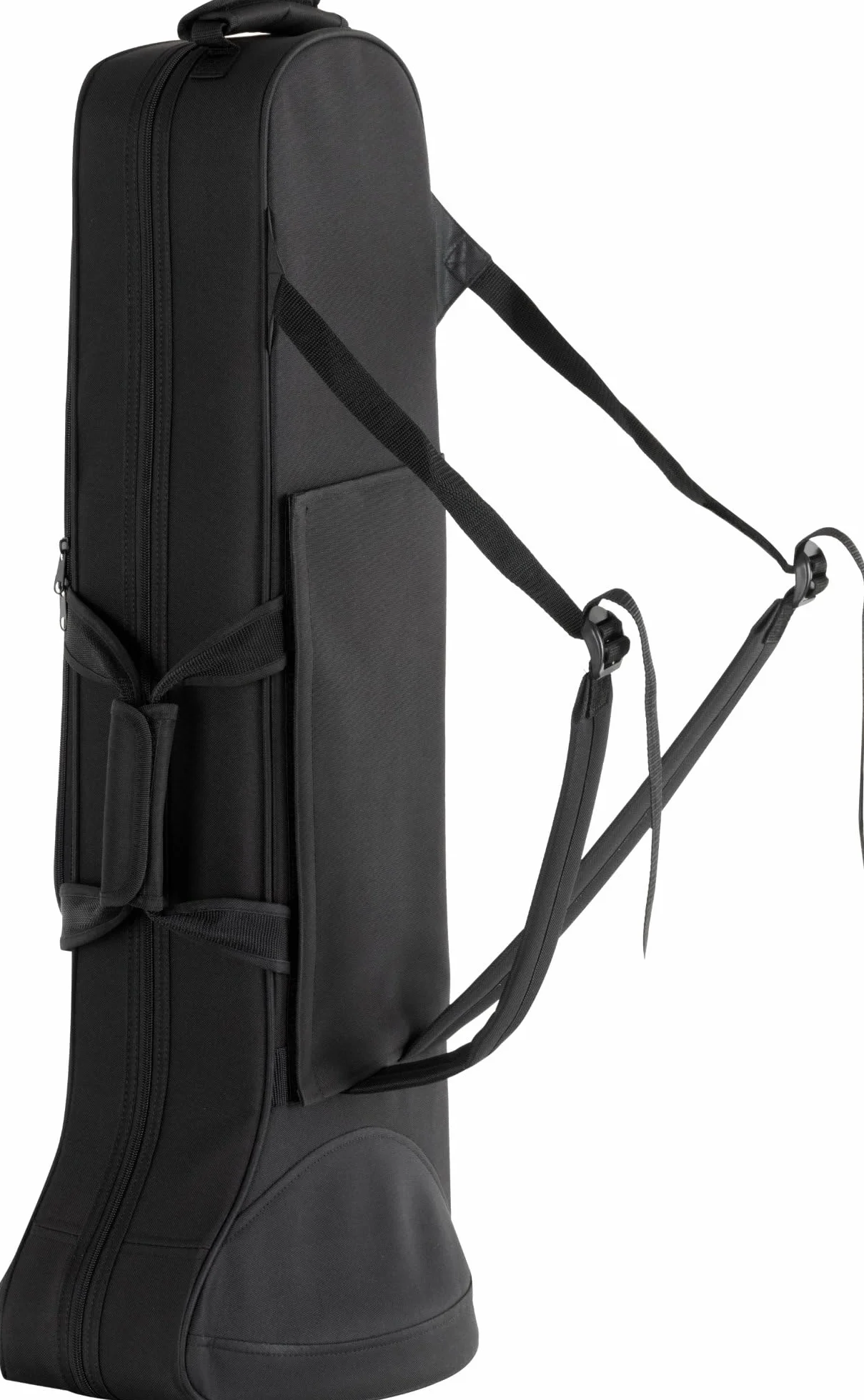 Classic Cantabile Bolsa para trombón Infantil - Práctico Bolsa Acolchado con Correas, Mochila Impermeable y Resistente al desgarro -Ligero Estuche para Todos Trombones comunes de Estudiantes - Negro