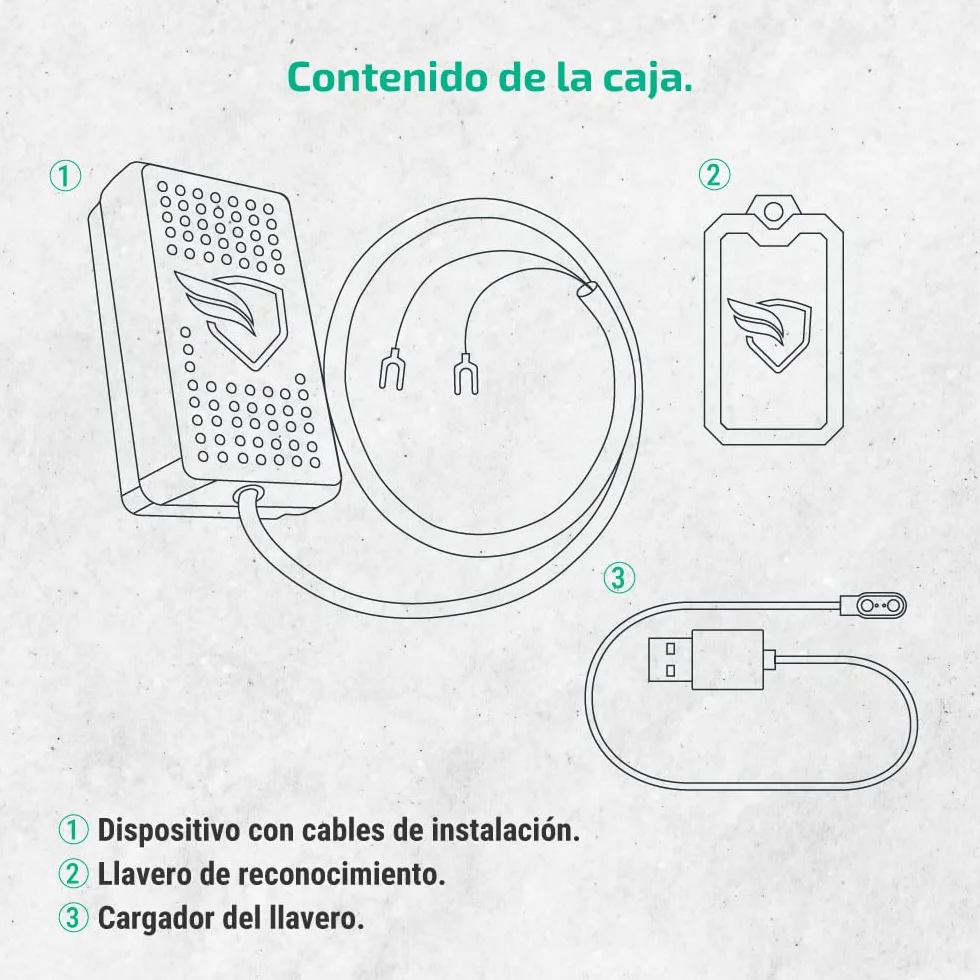 KOMOBI Pro Localizador GPS para Moto con Alarma Antirrobo, Seguimiento en Tiempo Real, Detección de Accidentes