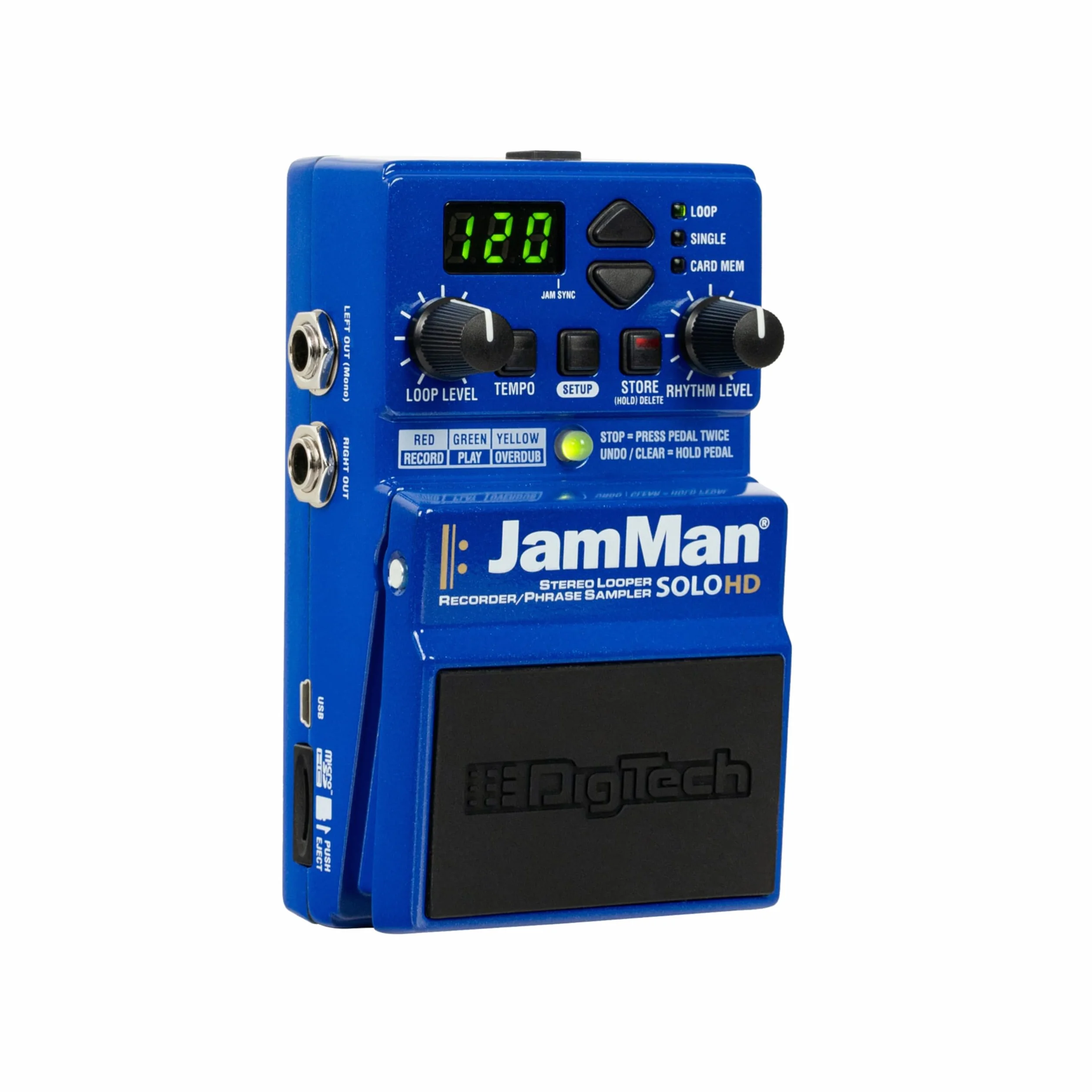 DigiTech JamMan Solo HD Stereo Looper Pedal