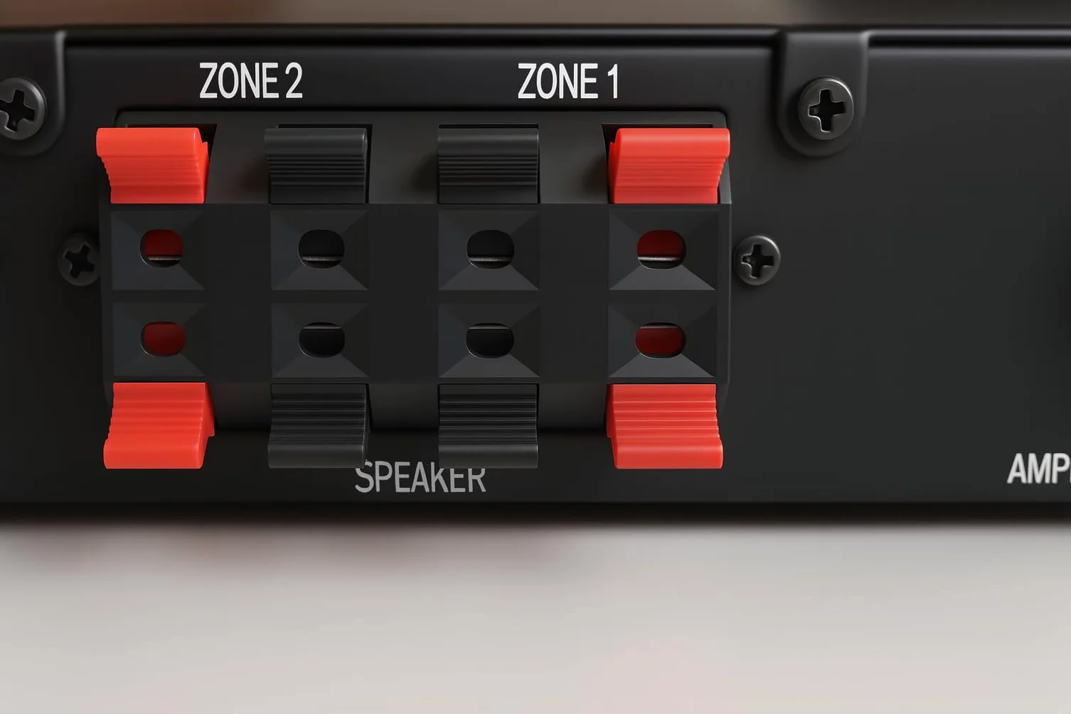System One SC4B - Selector para 4 Pares de Altavoces con Control de volúmen.