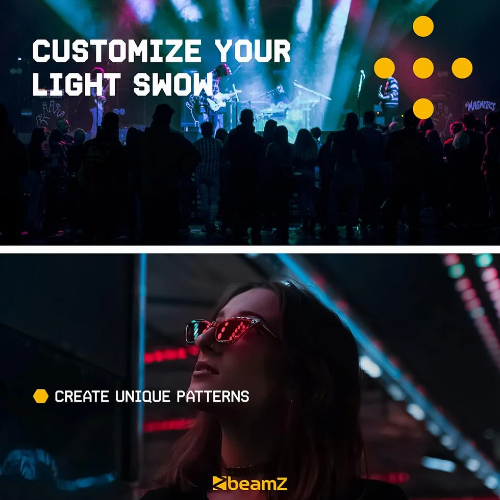 BeamZ LCB288 - Barra LED RGB+Blanco con 288 LEDs SMD, efectos wash y estrobo, control DMX, maestro/esclavo, secciones 3x16, iluminación profesional para DJ, fiestas, escenarios y discotecas