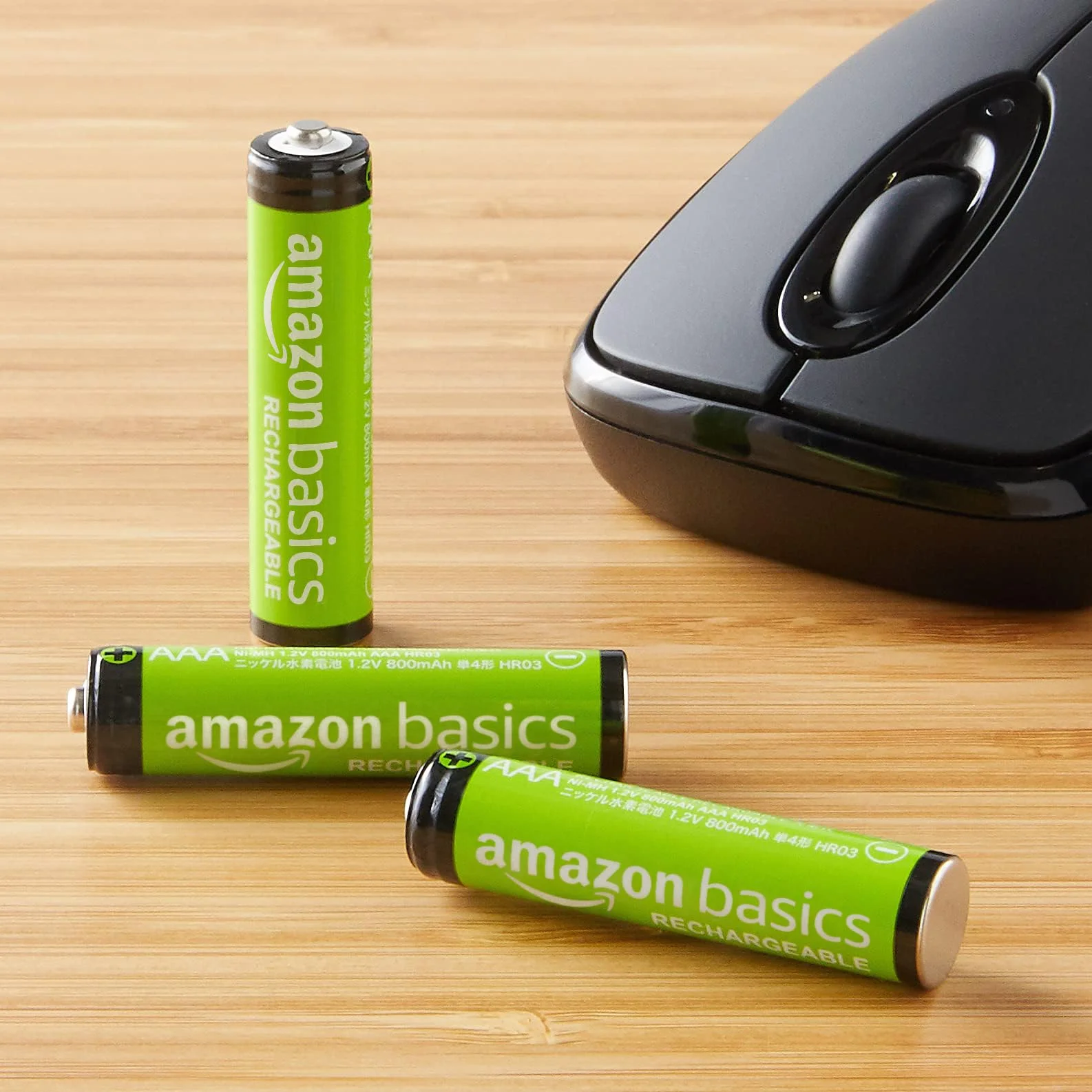 Amazon Basics pilas AAA NiMH recargables 800 mAh 1,2 V paquete de 12