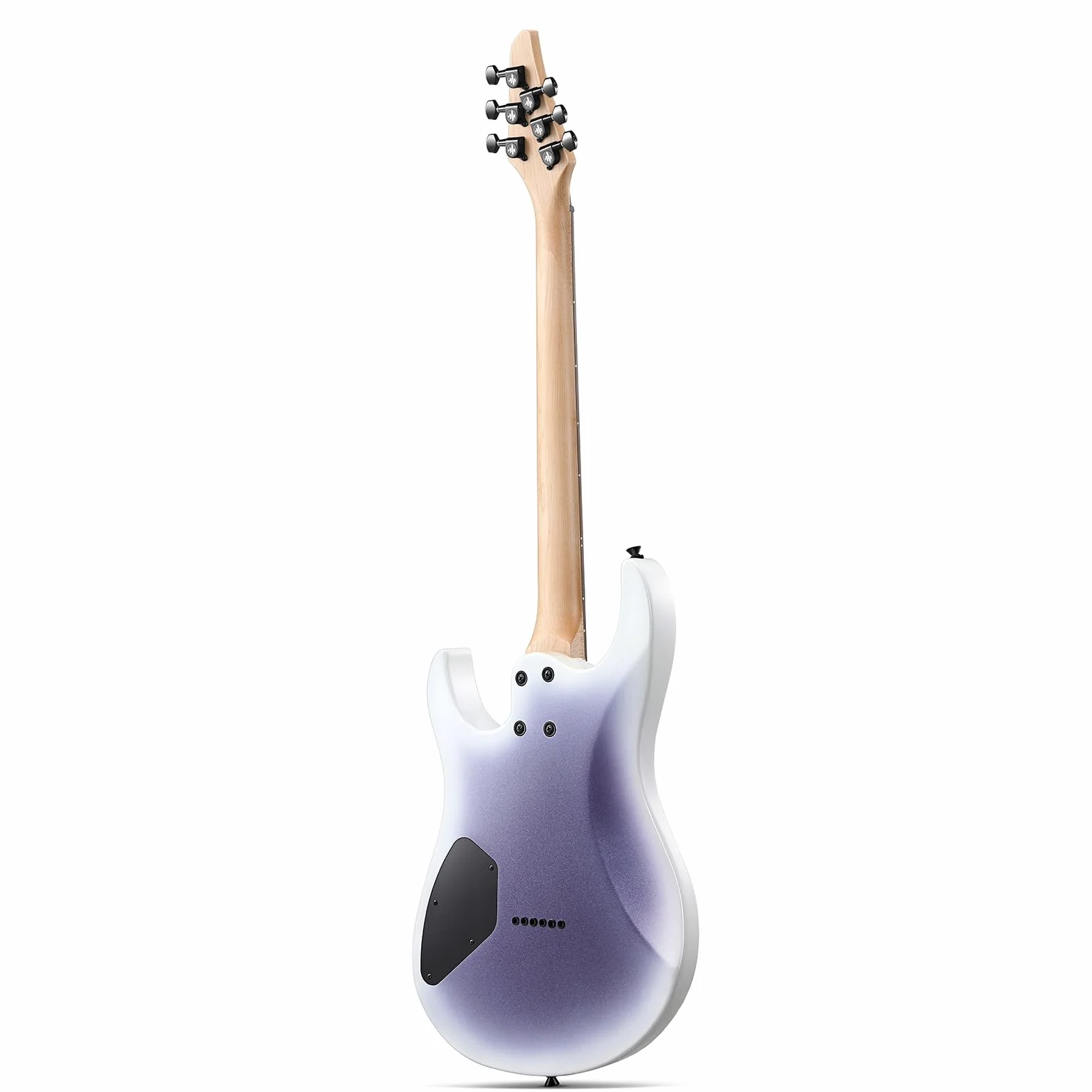 Donner Solid Body Guitarra eléctrica (metal, 39 pulgadas, con pastillas H-H, cuerdas, correa, cable, amortiguador de cuerdas para los amantes de la música rock, DMT-100 (Violeta Degradado)