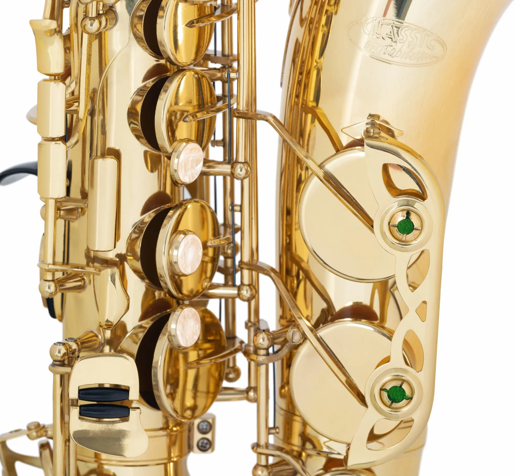 Classic Cantabile Winds AS-450 Saxofón Alto en Es - Afinación Eb - Llave de Fa sostenido alta - Set ahorro incl. 10 cañas para saxofón