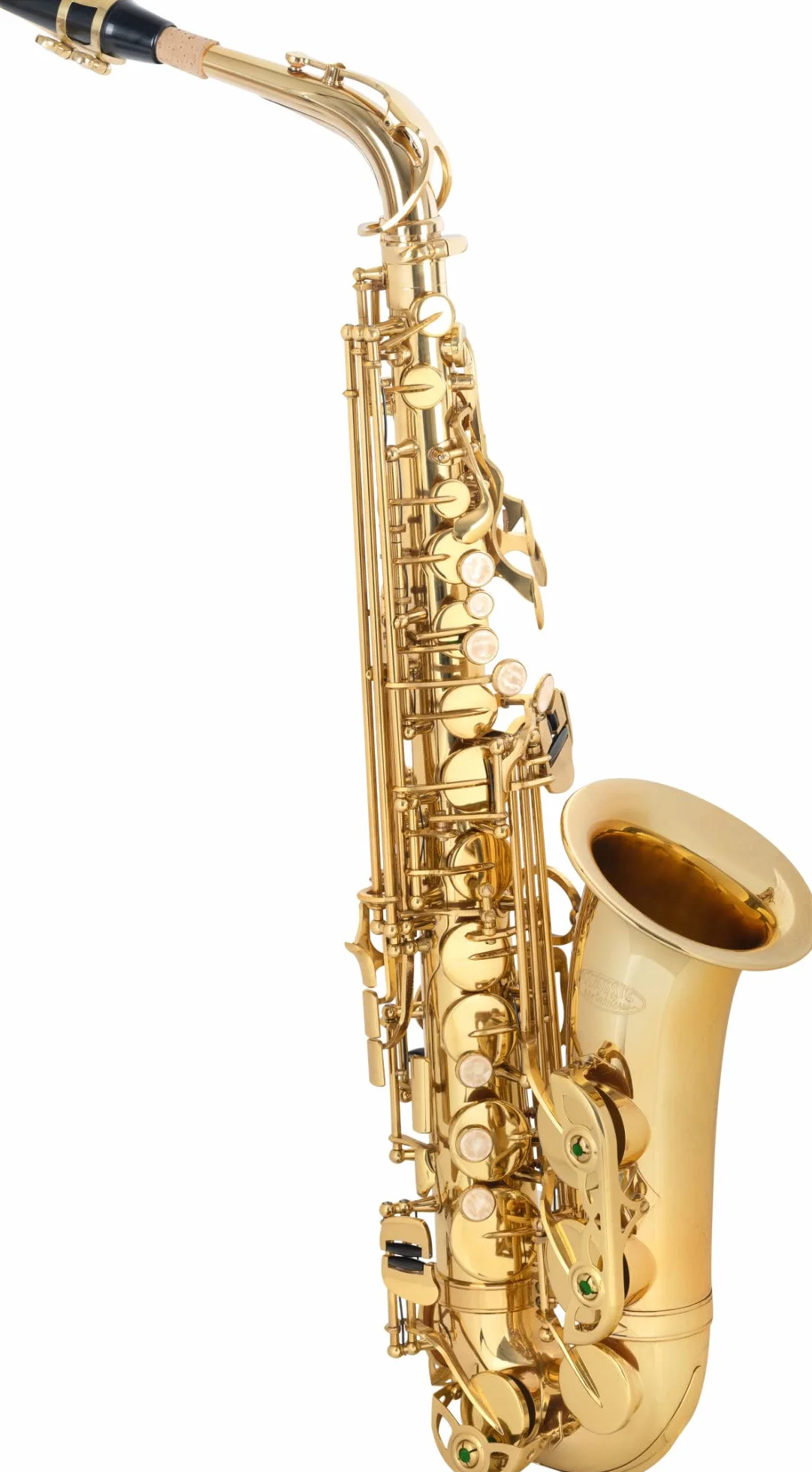 Classic Cantabile Winds AS-450 Saxofón Alto en Es - Afinación Eb - Llave de Fa sostenido alta - Set ahorro incl. 10 cañas para saxofón