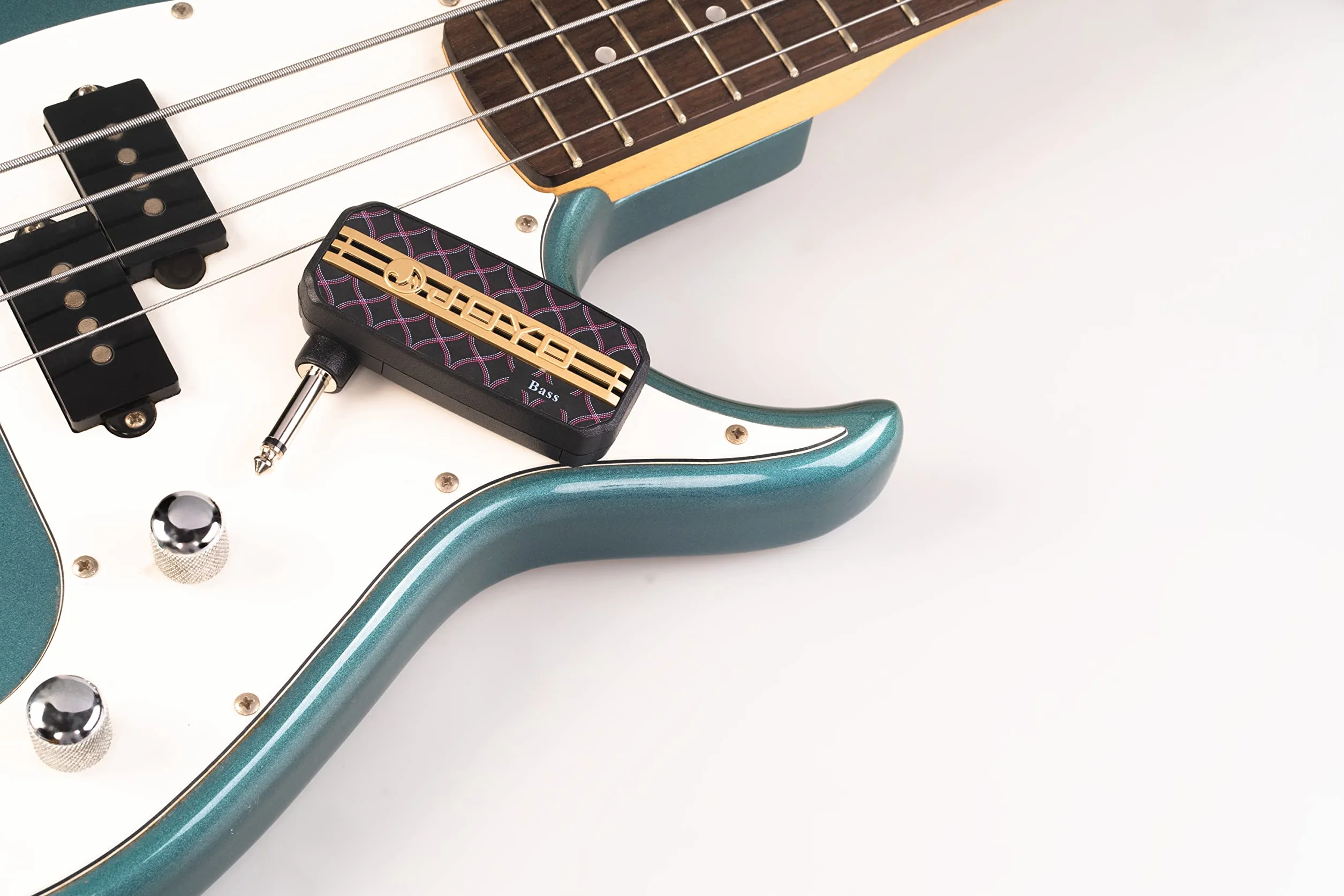 JOYO Amplificador de bolsillo para auriculares para bajo y guitarra, mini amplificador de práctica con entrada auxiliar (JA-03B)